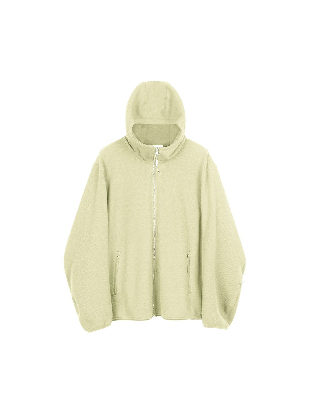 Simple Project Wooden Bead Zip Up Hoodie in Mint