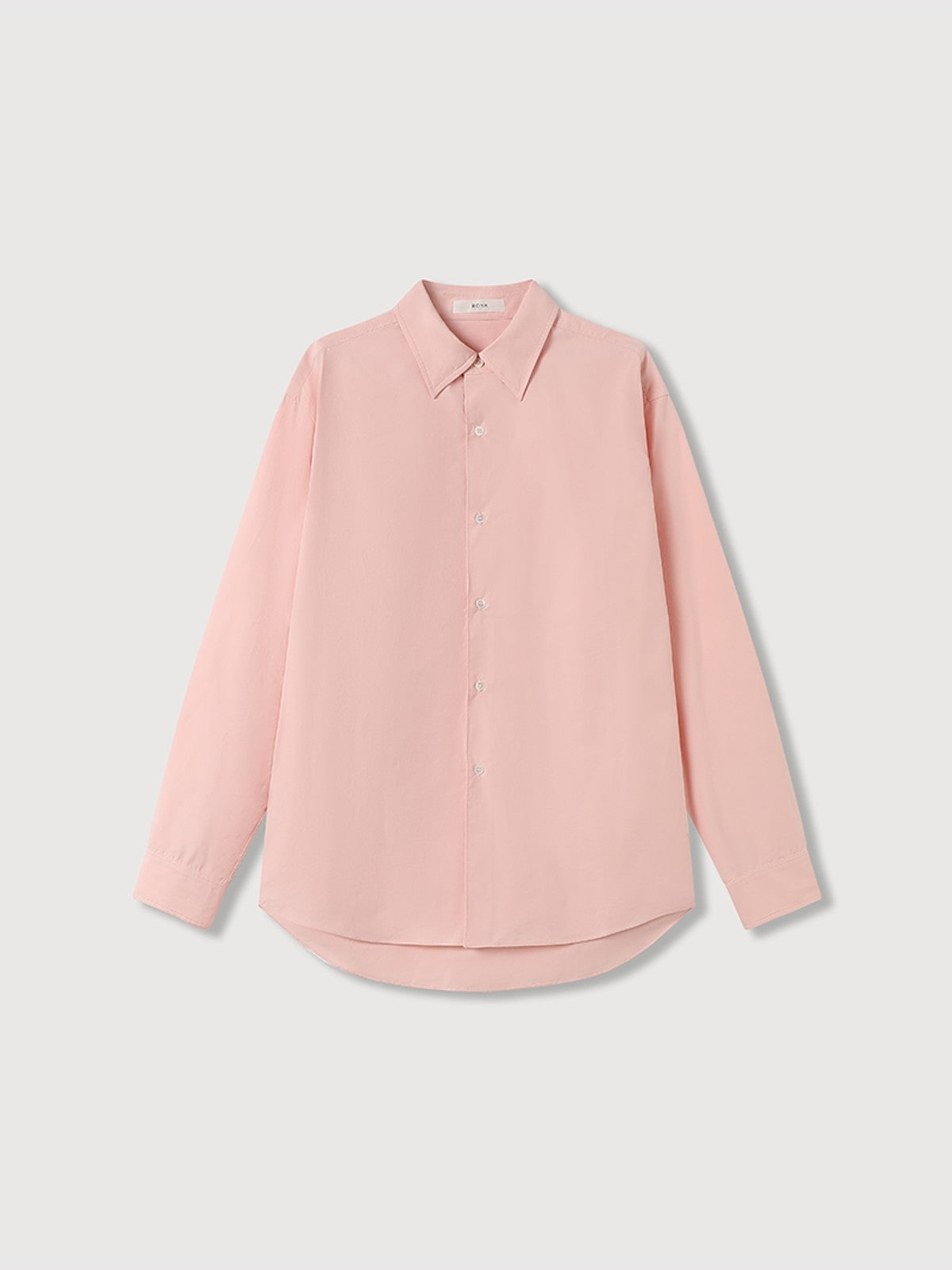 ROYA Long Staple Cotton Poplin Shirt in Pink