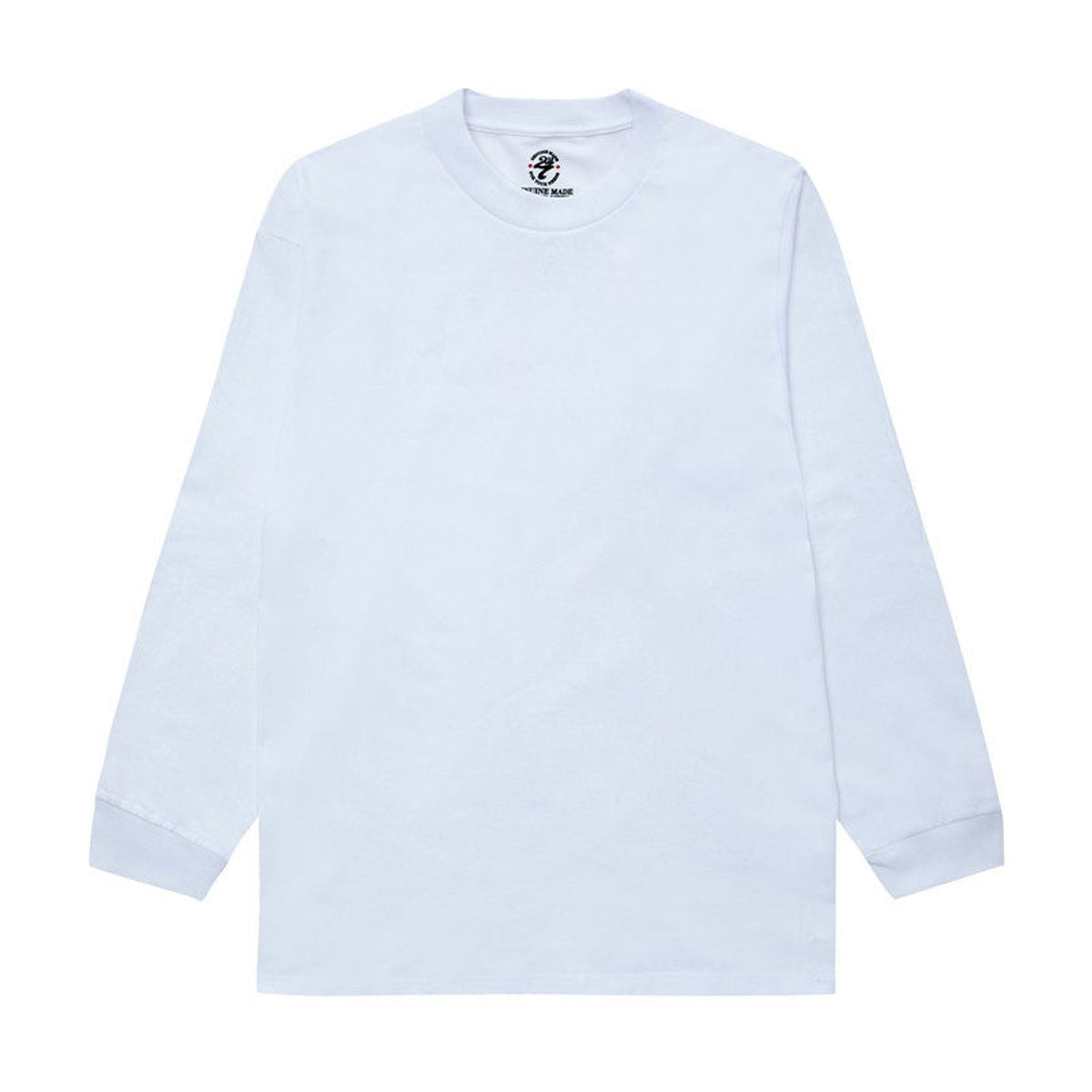 SWFI 260g Cotton Long Sleeve T Shirt in White