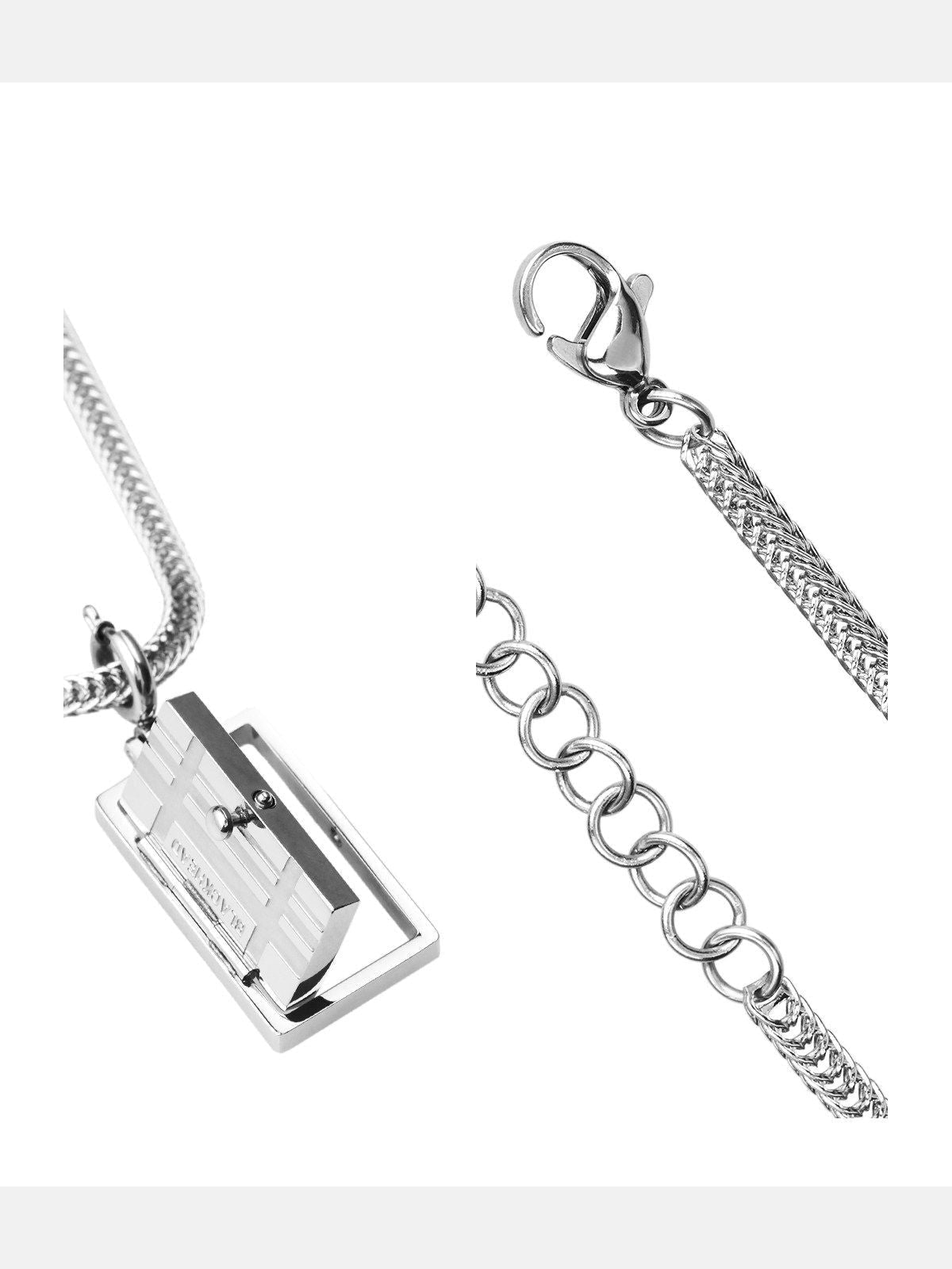 BLACKHEAD 316 Steel Pendant Necklace in Silver - Detail