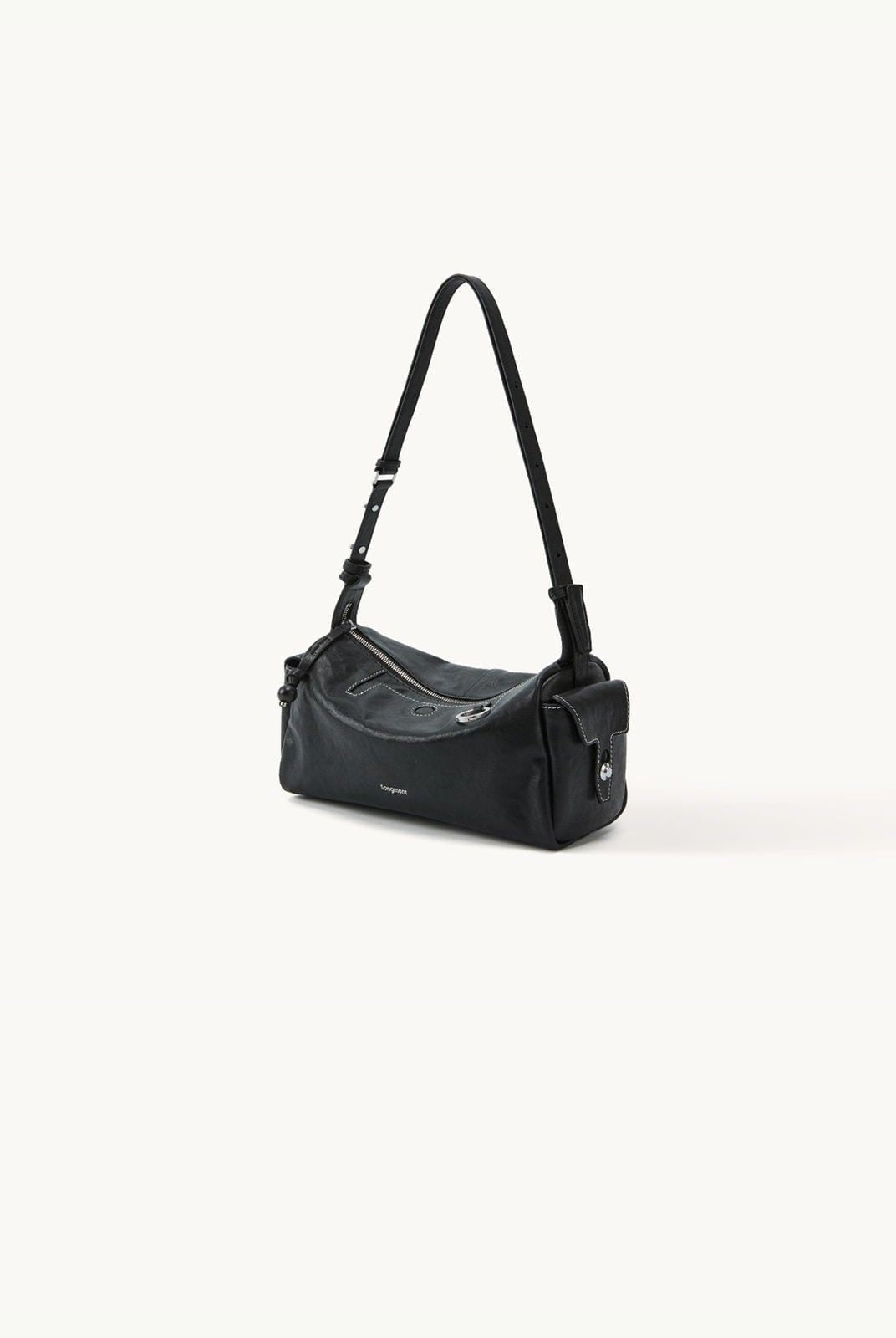 Songmont Leather Mini Camera Bag in Black