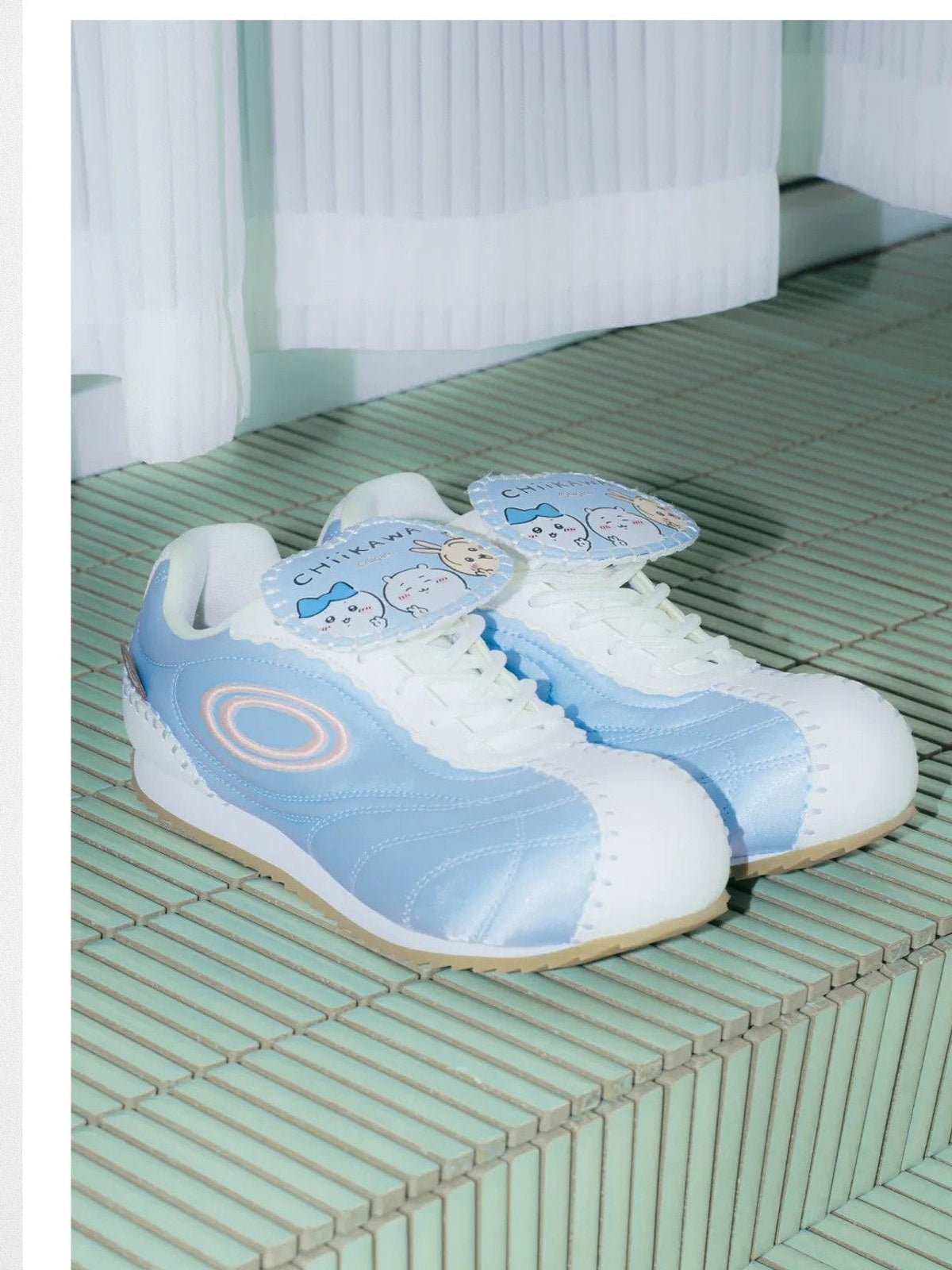 OLD ORDER Chiikawa Retro Football Sneakers in Blue - Lifestyle