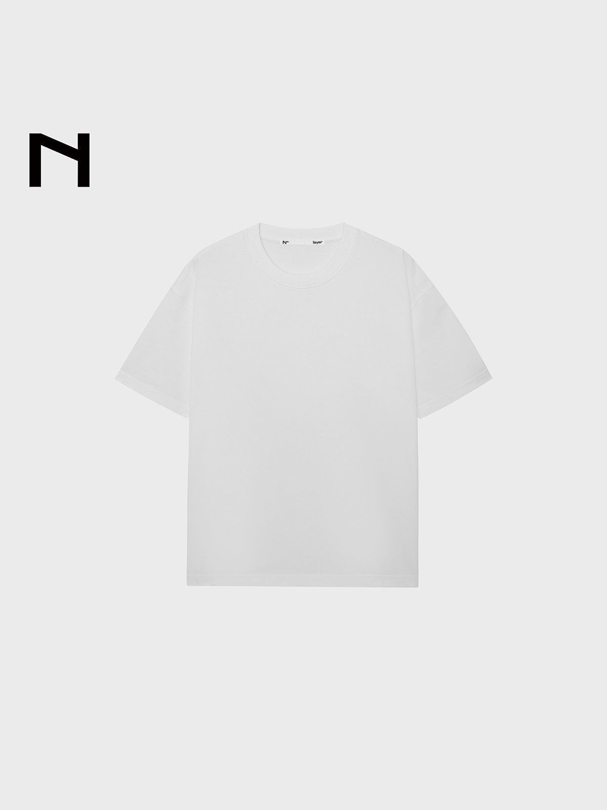 NANS 240g High Twist Cotton T Shirt in White