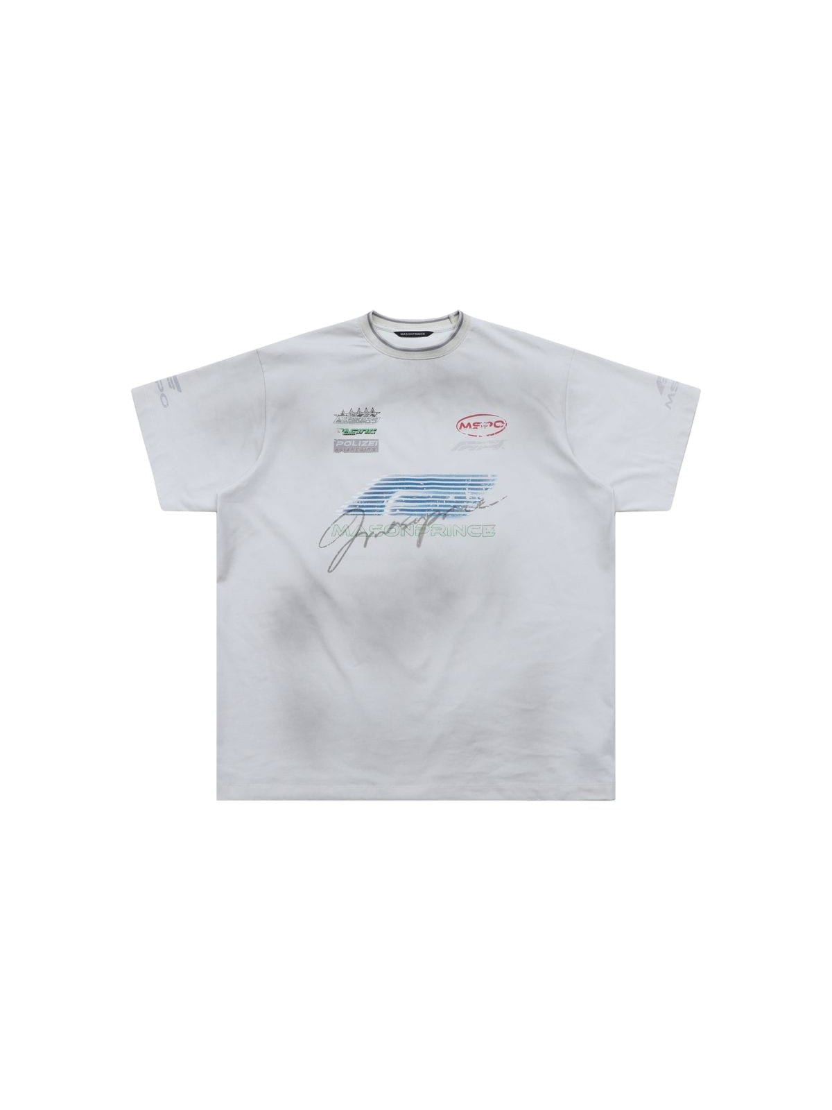 MasonPrince Racing Club Graphic T Shirt in Gray