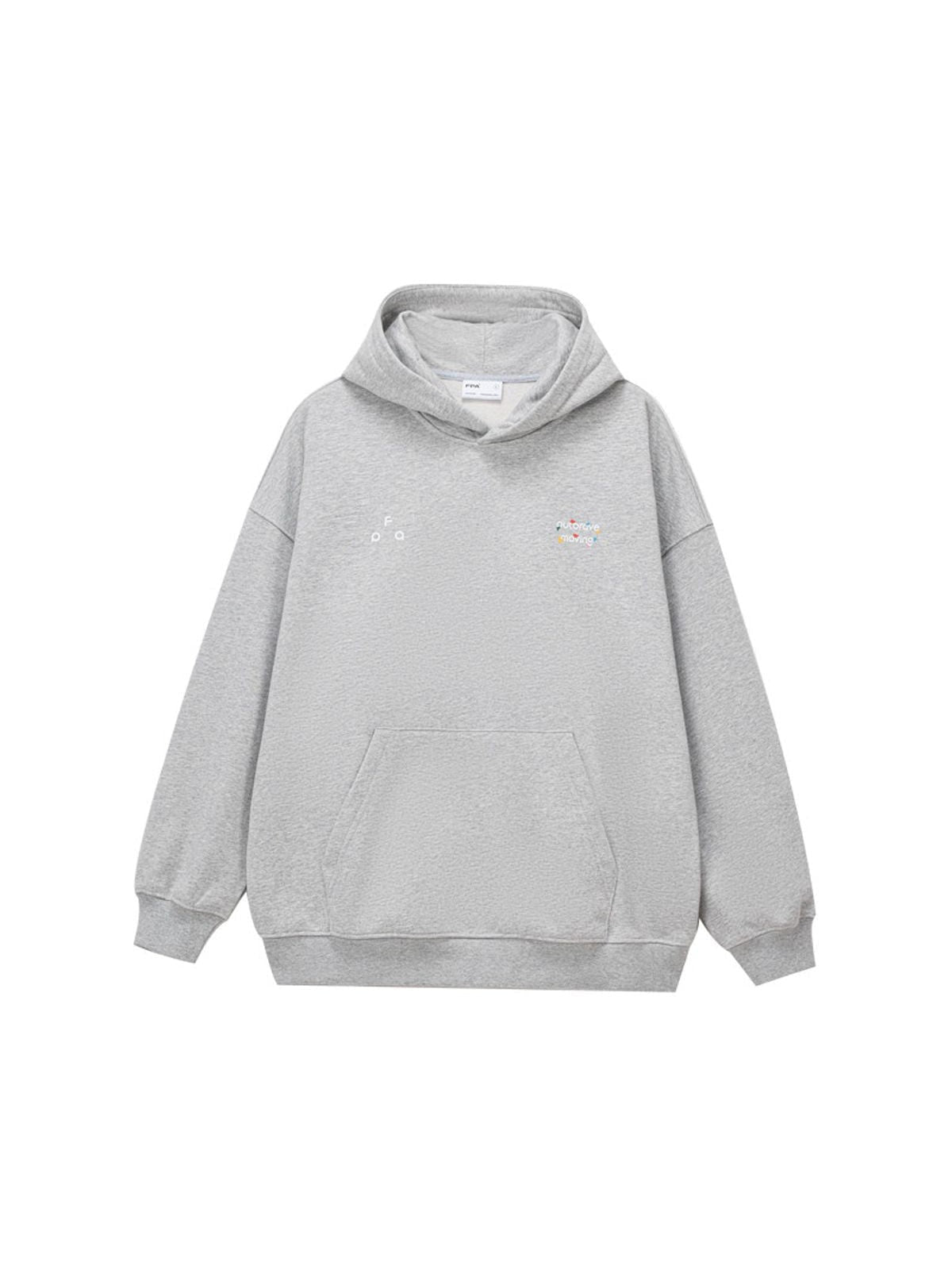 FPA Heavyweight Graphic Hoodie in Gray