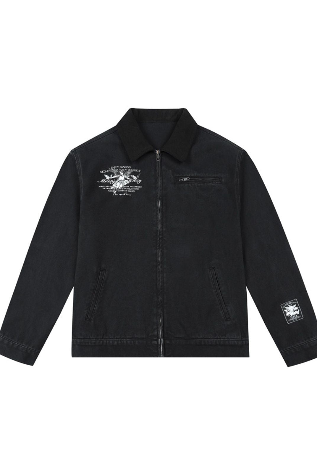 MEDM Angel Dove Detroit Jacket in Gray