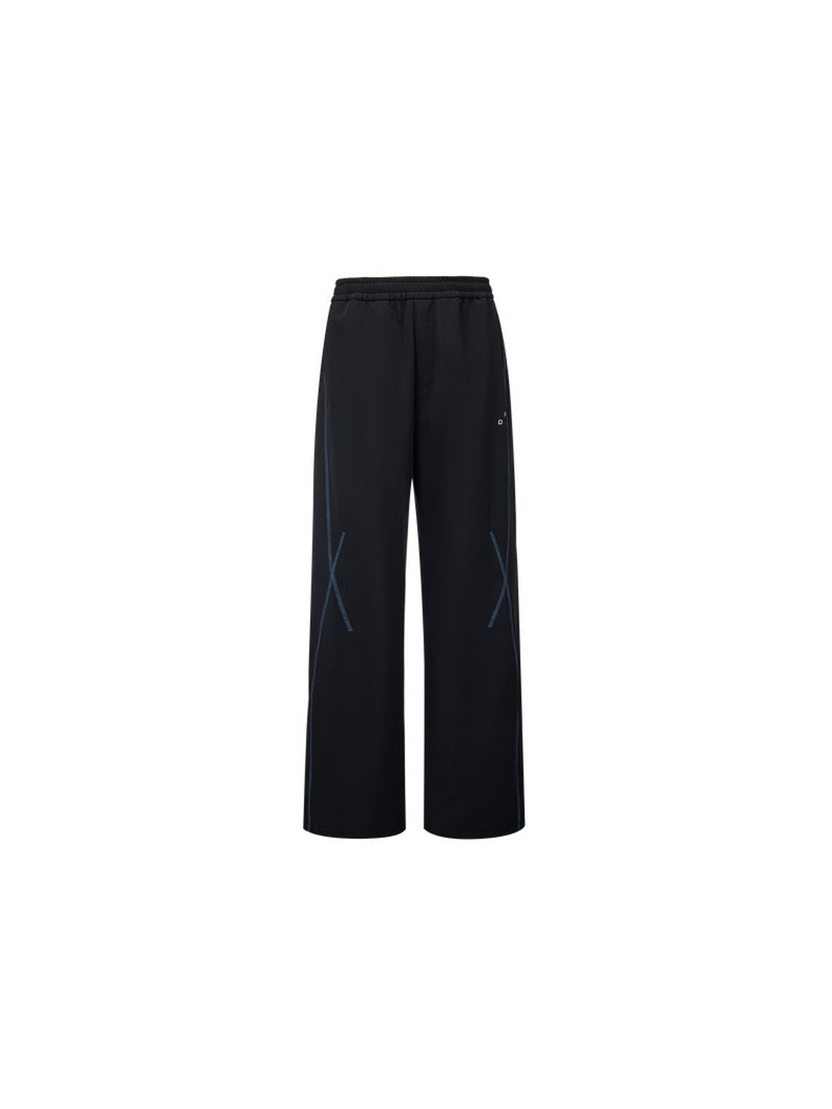 FPA Curved Leg Nylon Trousers in Black