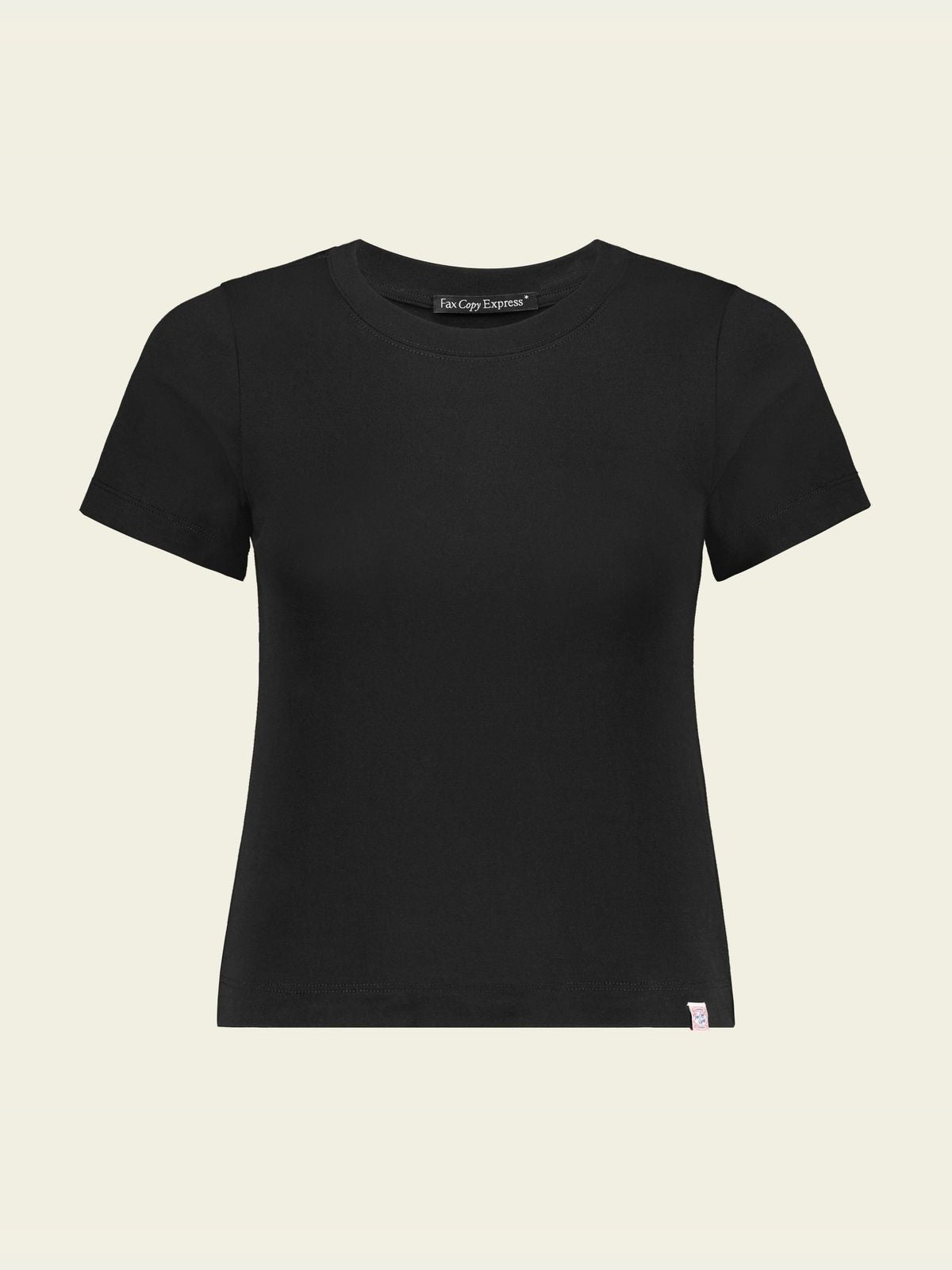 FaxCopyExpress Classic Cotton Logo T Shirt in Black