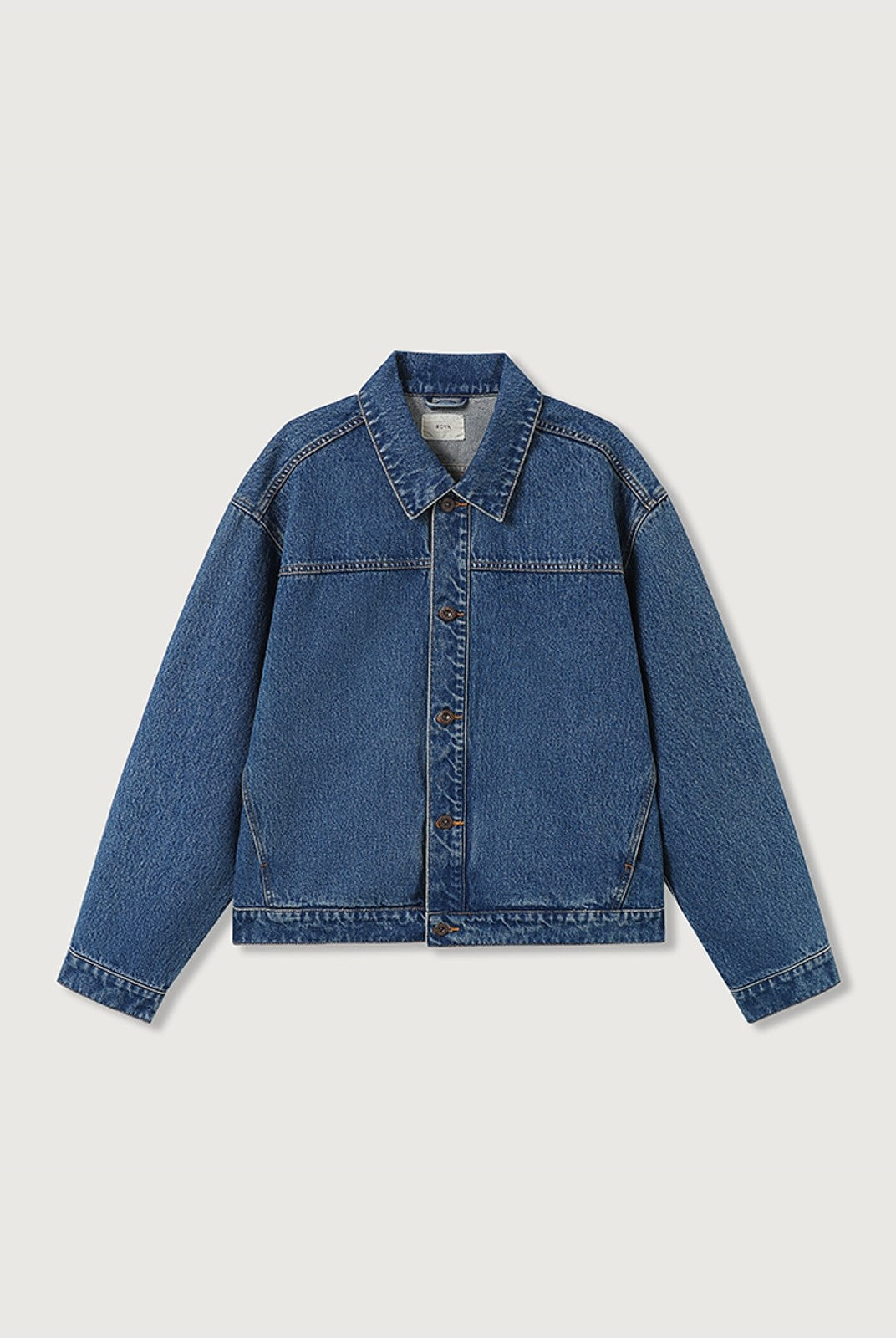 ROYA Cone Mills Indigo Denim Jacket in Blue