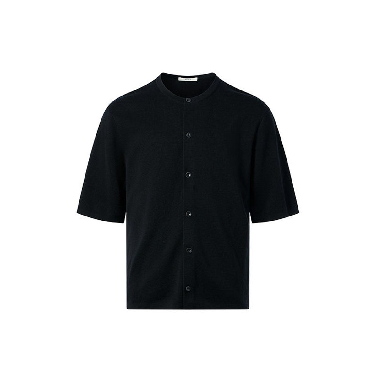 ROYA Lyocell Short Sleeve Cardigan in Black