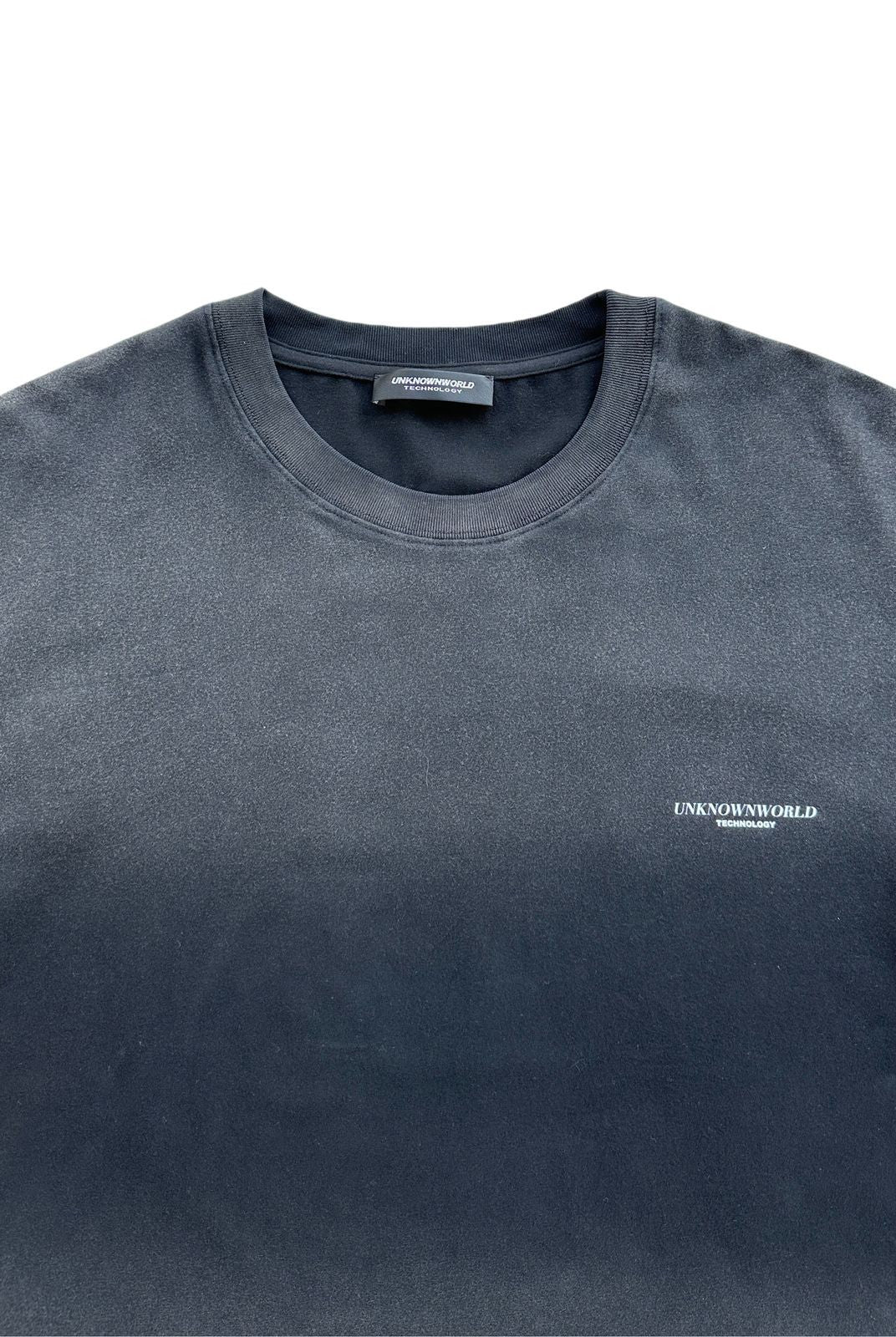 UNKNOWNWORLD Small Logo Cotton T Shirt in White