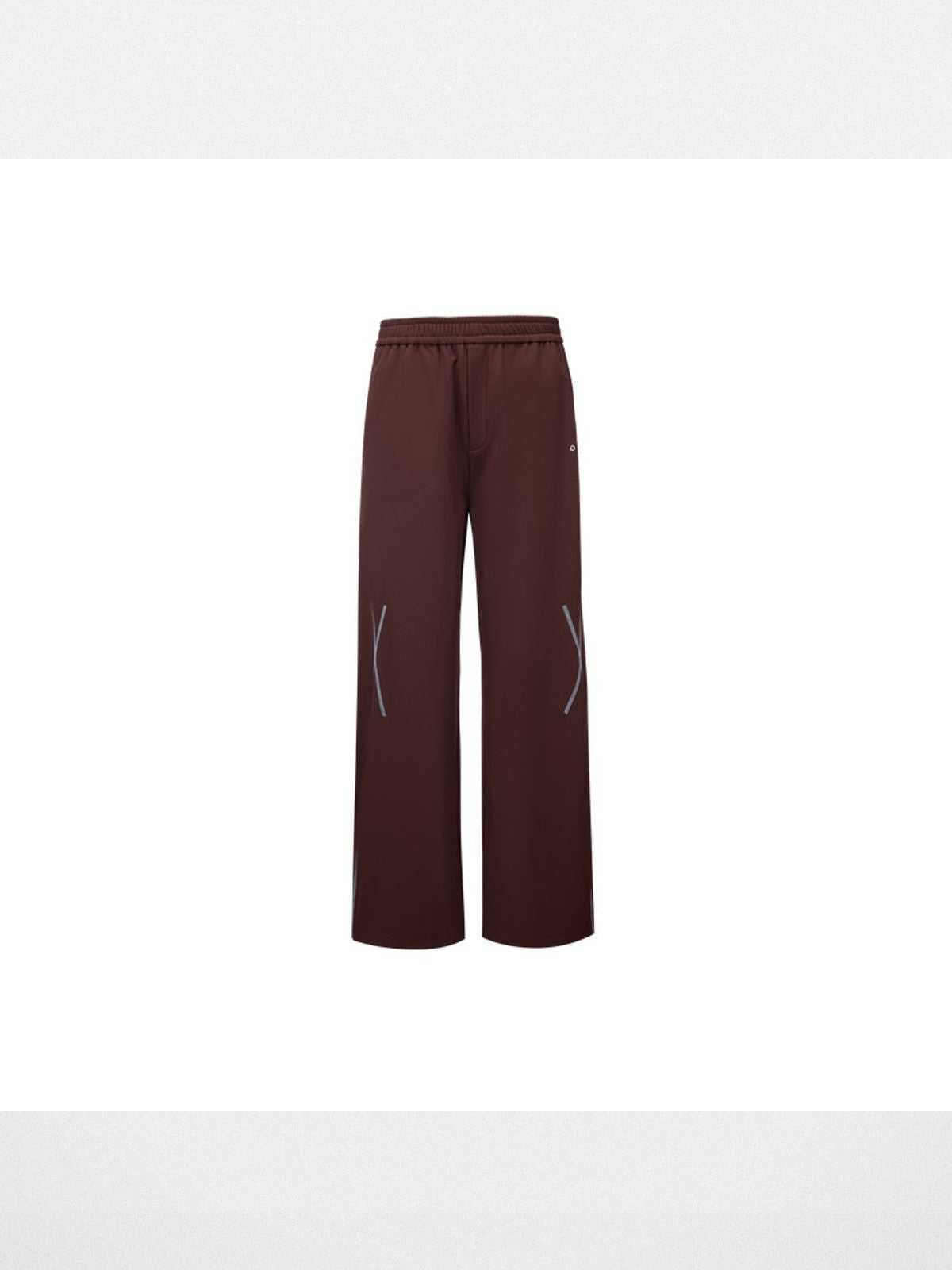 FPA Curved Leg Nylon Trousers in Brown