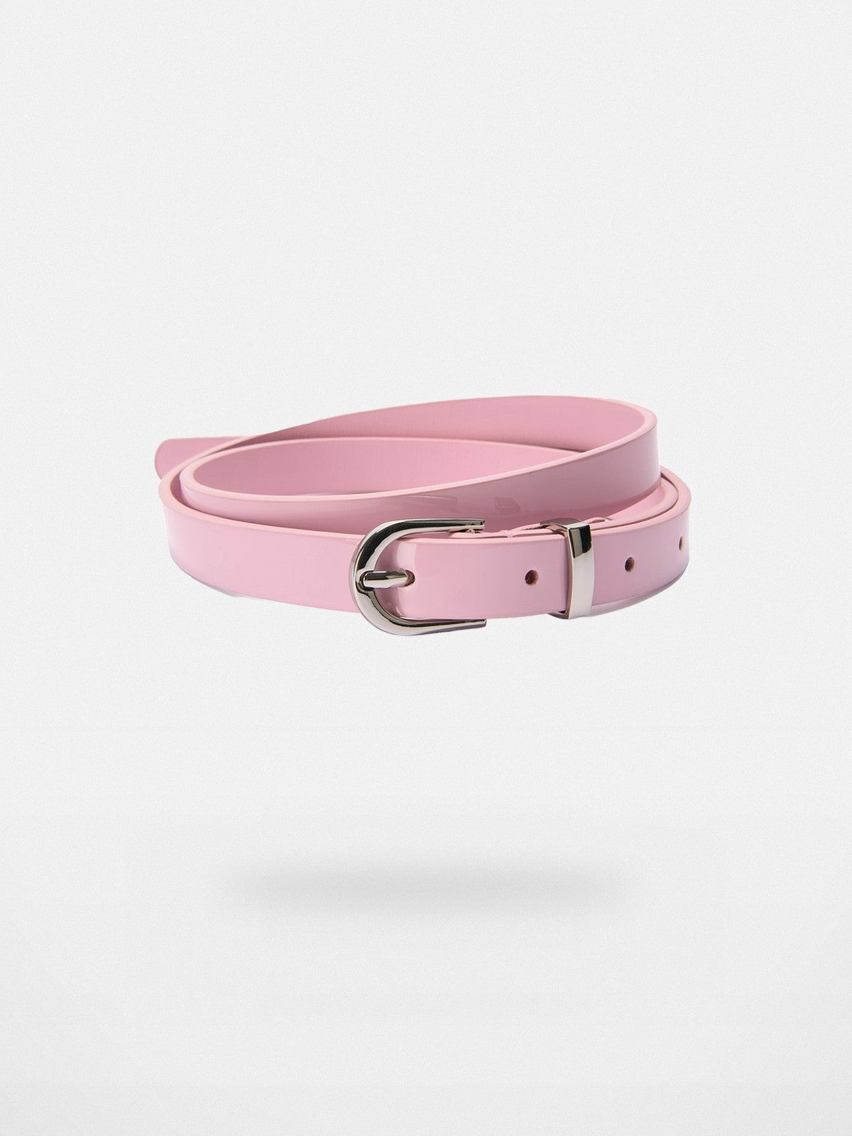 RARELY ALIKE Patent Leather Belt in Pink
