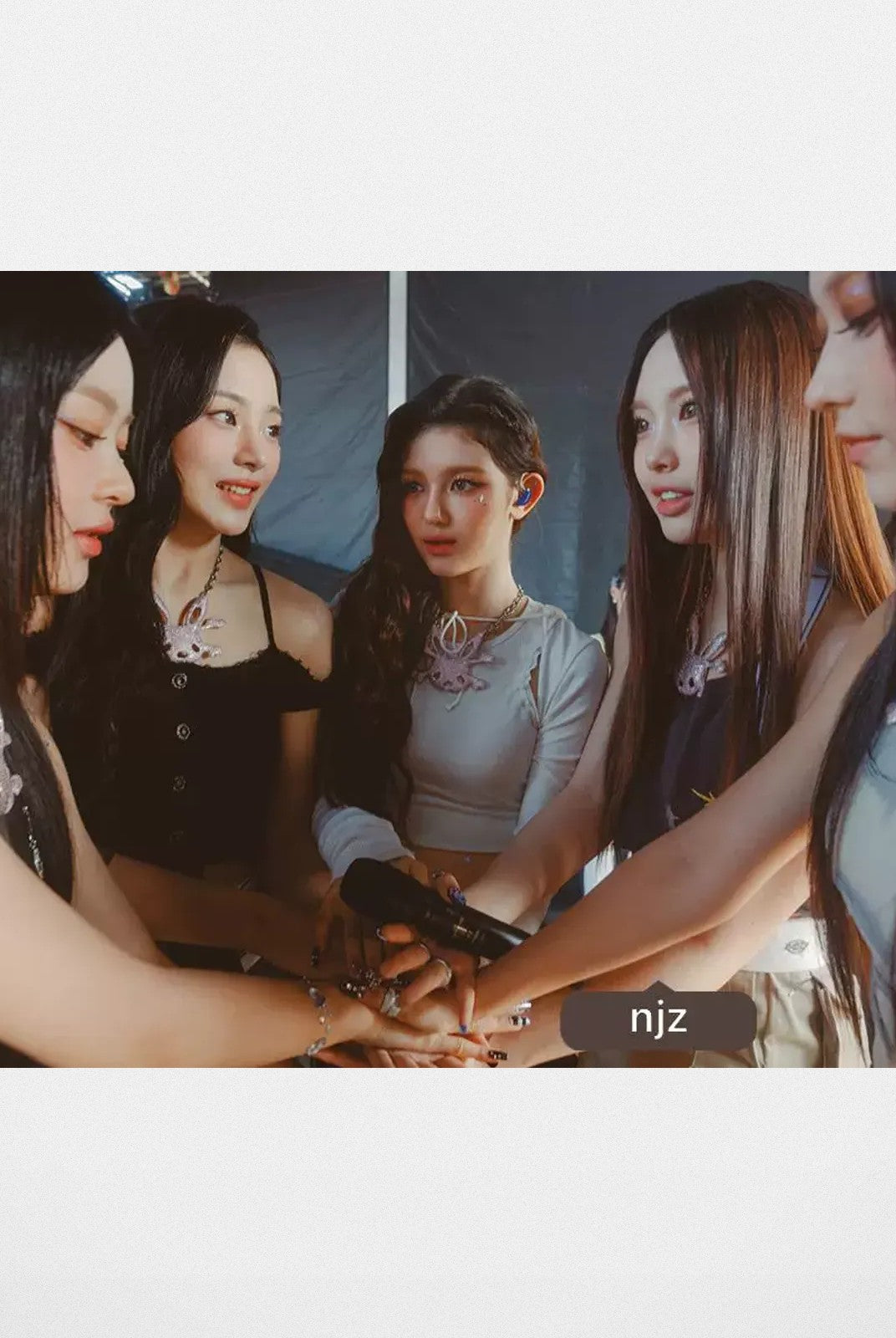 CFIERCE Rabbit Skull Necklace in Lavender - On Model