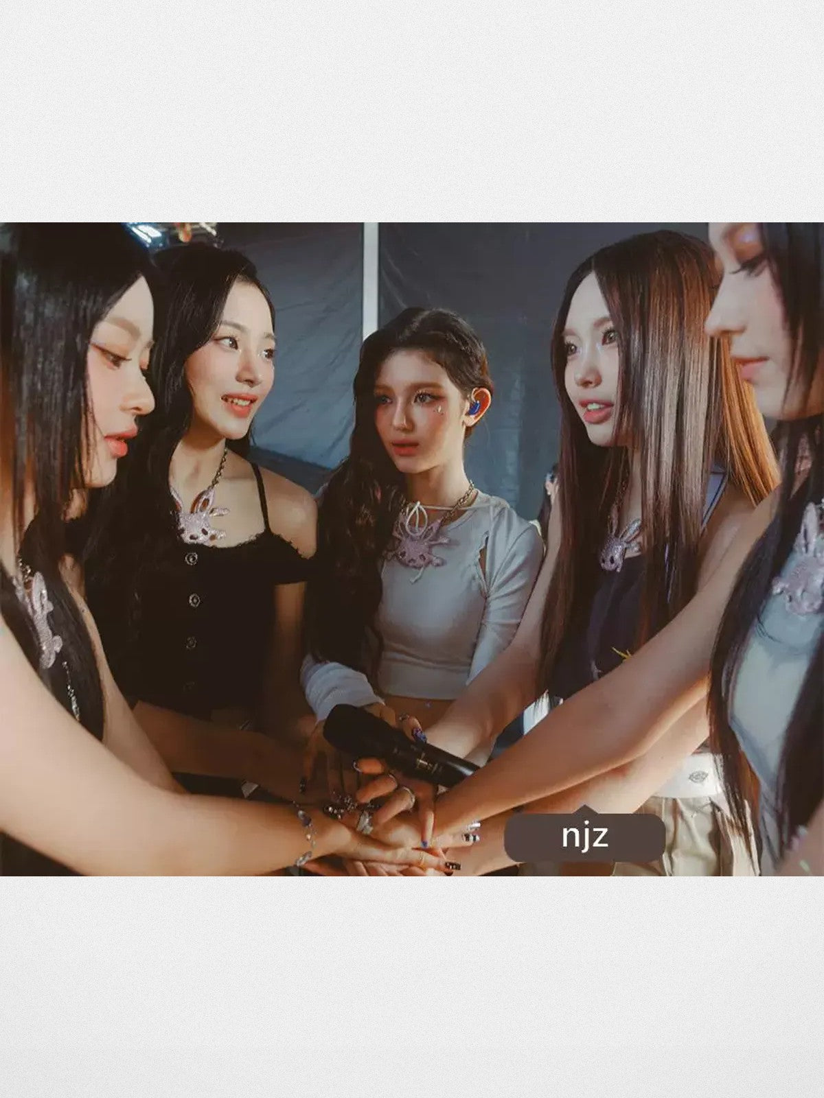 CFIERCE Rabbit Skull Necklace in Lavender - On Model