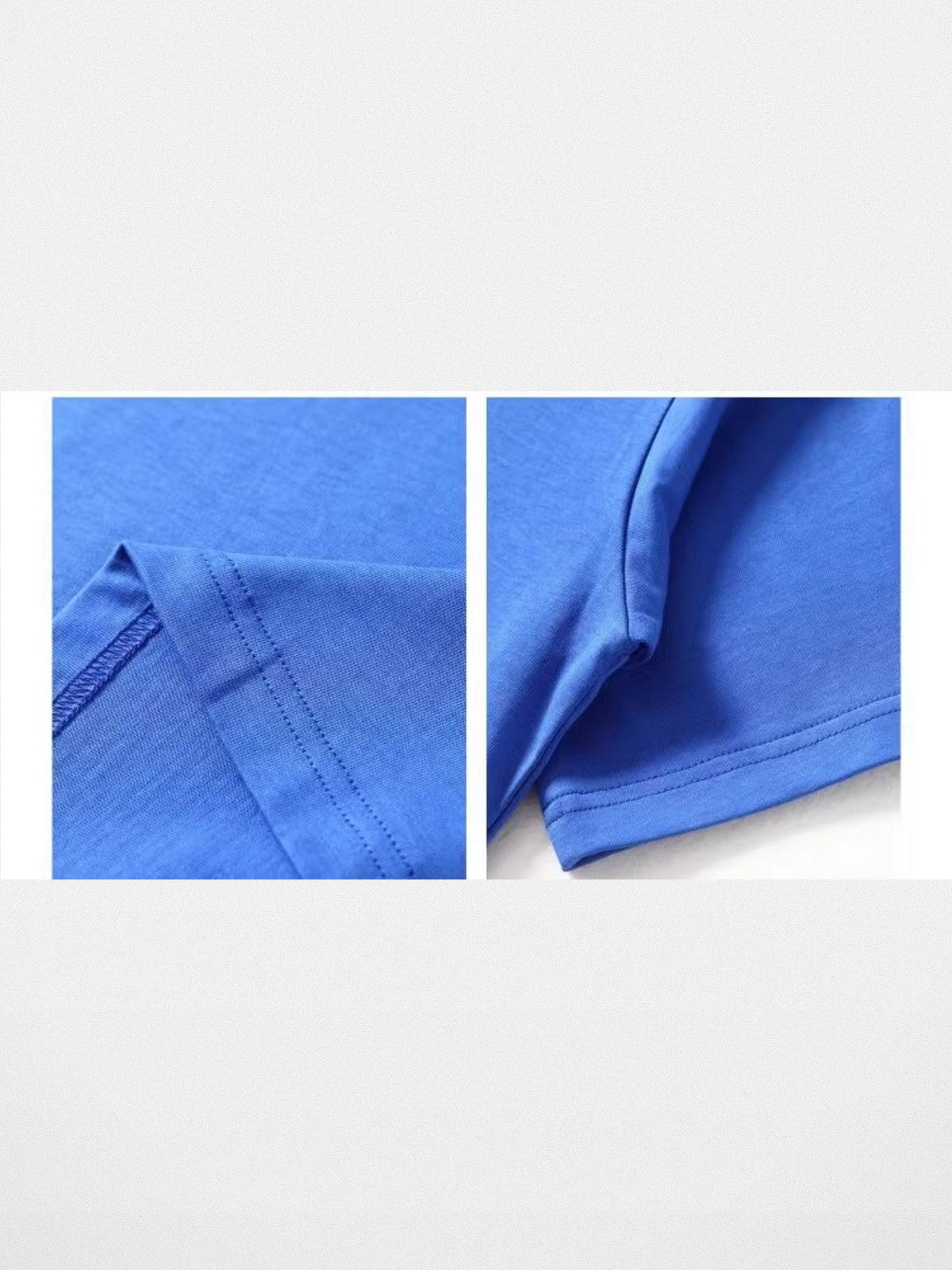 LOSTCTRL Tortoise Hare Heavyweight T Shirt in Blue - Detail