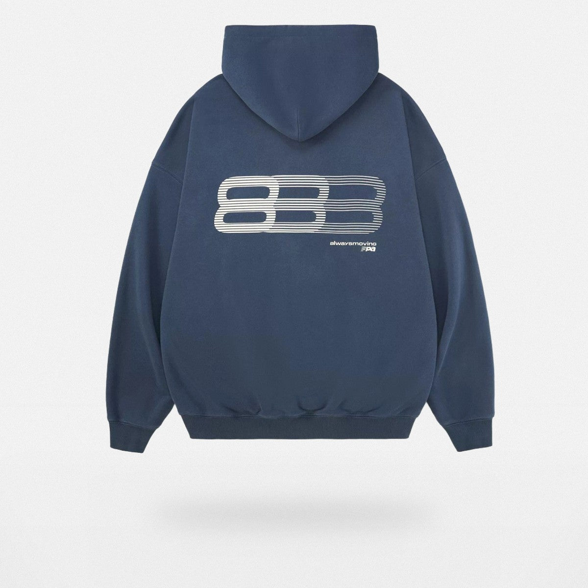 FPA Gradient Runway Graphic Hoodie in Navy Blue