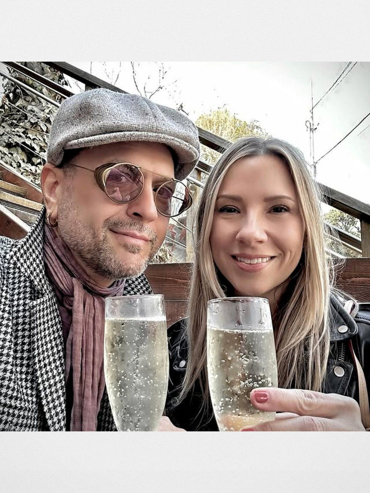 FUTURE UPDATE Detachable Side Shield Sunglasses in Yellow - On Model