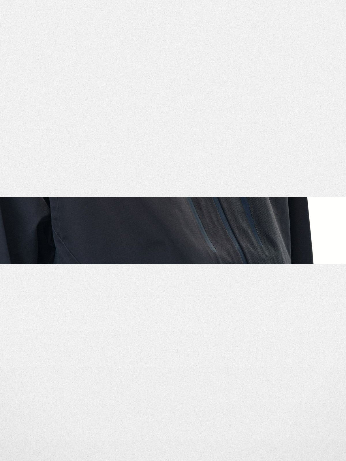 FPA Cropped Waterproof Hard Shell in Gray - Detail