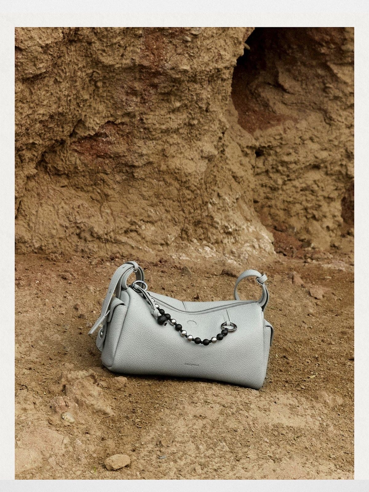 Songmont Leather Mini Camera Bag in Mint - Lifestyle