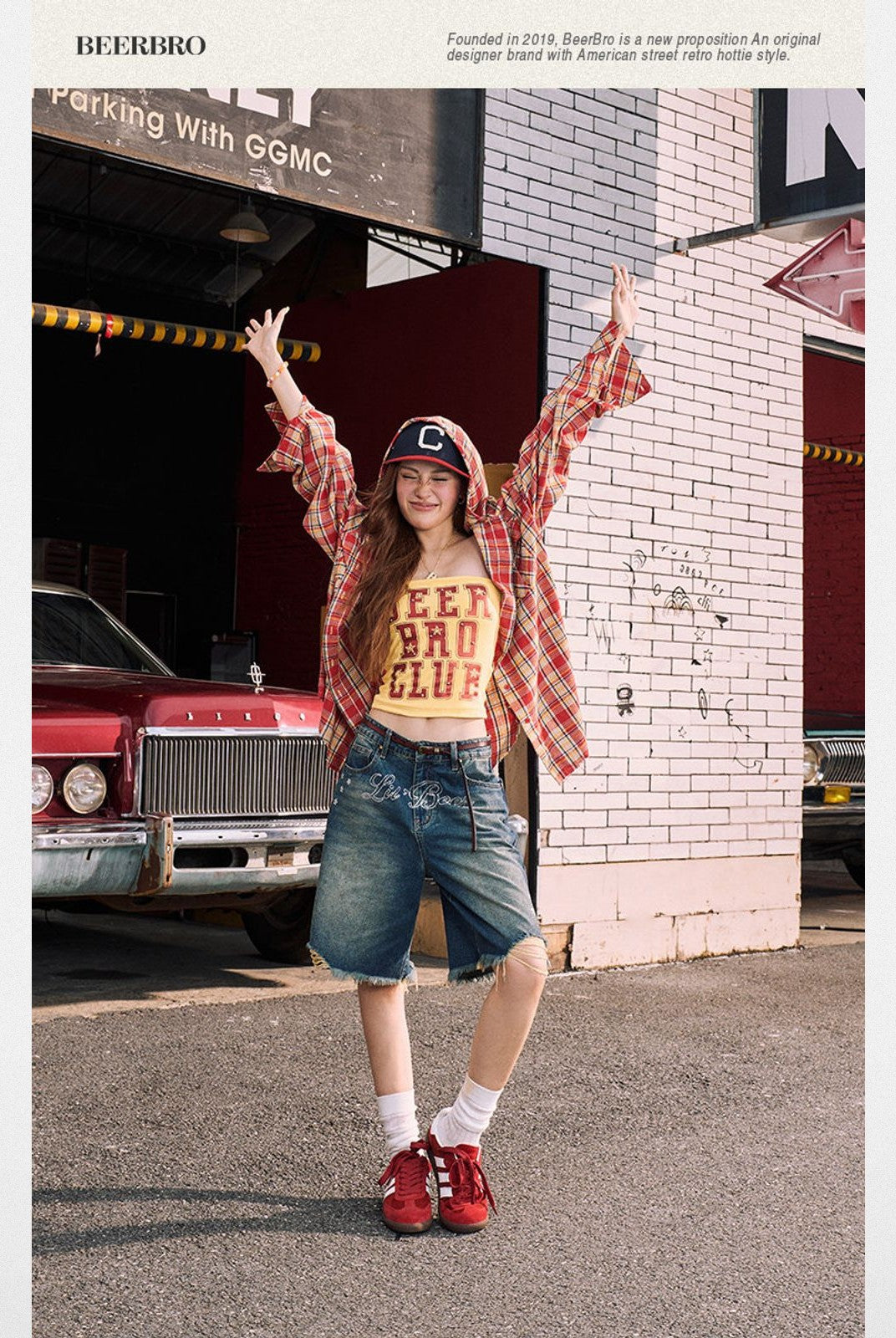 BeerBro Varsity Print Padded Tube Top in White