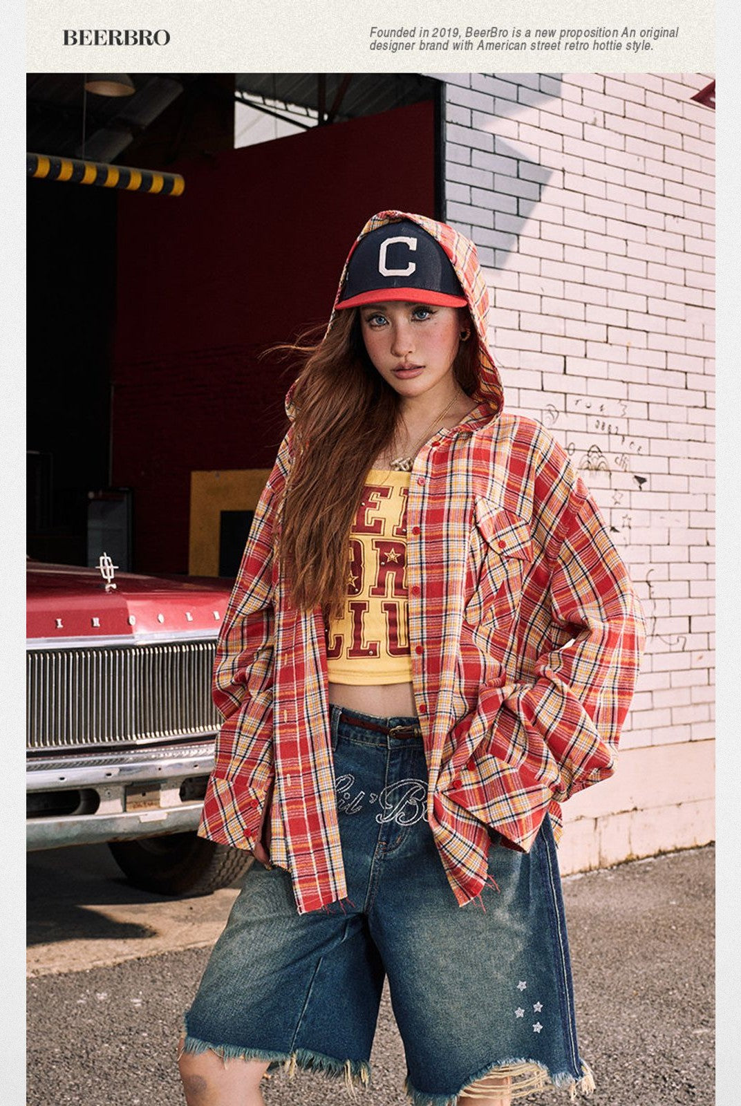 BeerBro Varsity Print Padded Tube Top in White