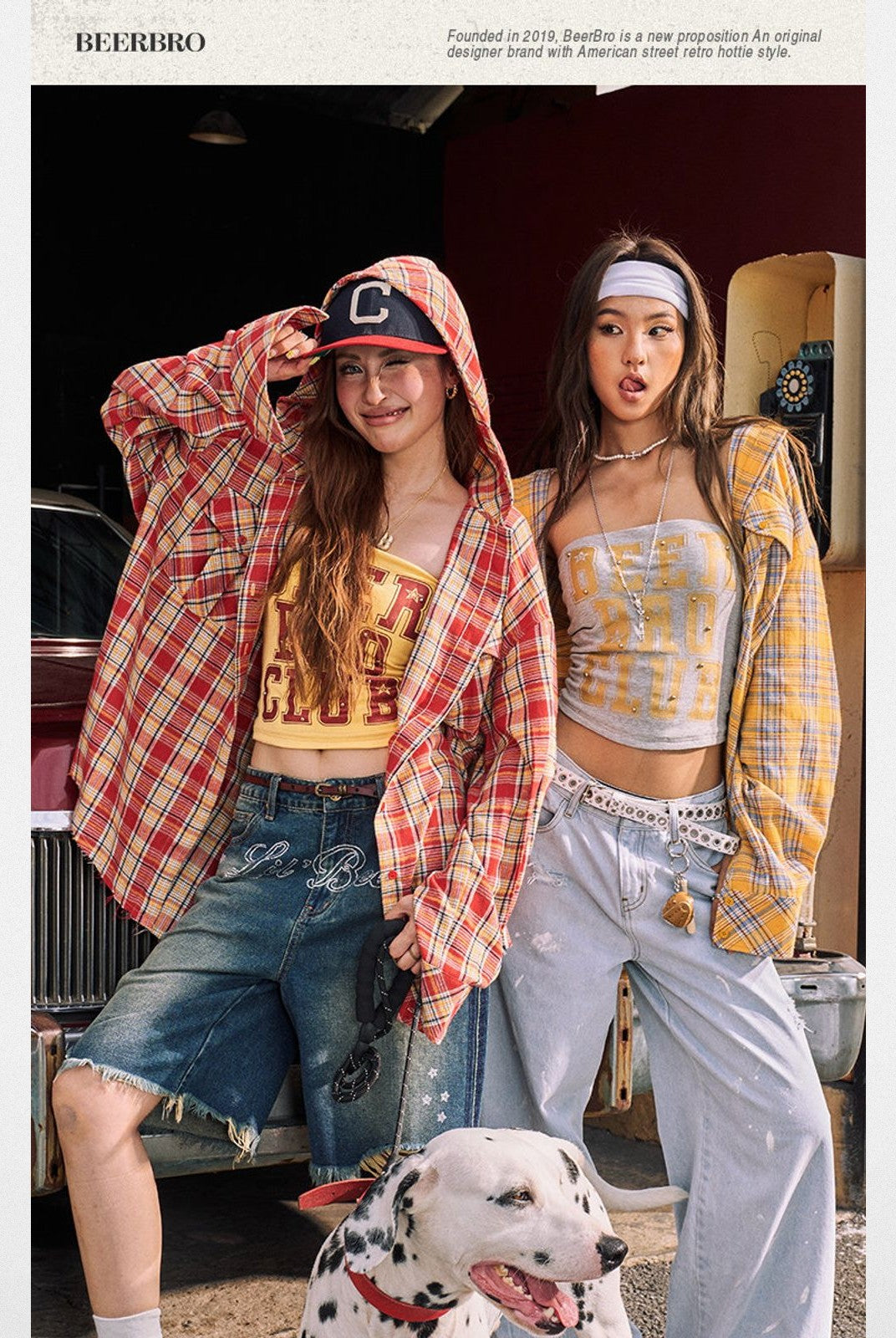 BeerBro Varsity Print Padded Tube Top in White