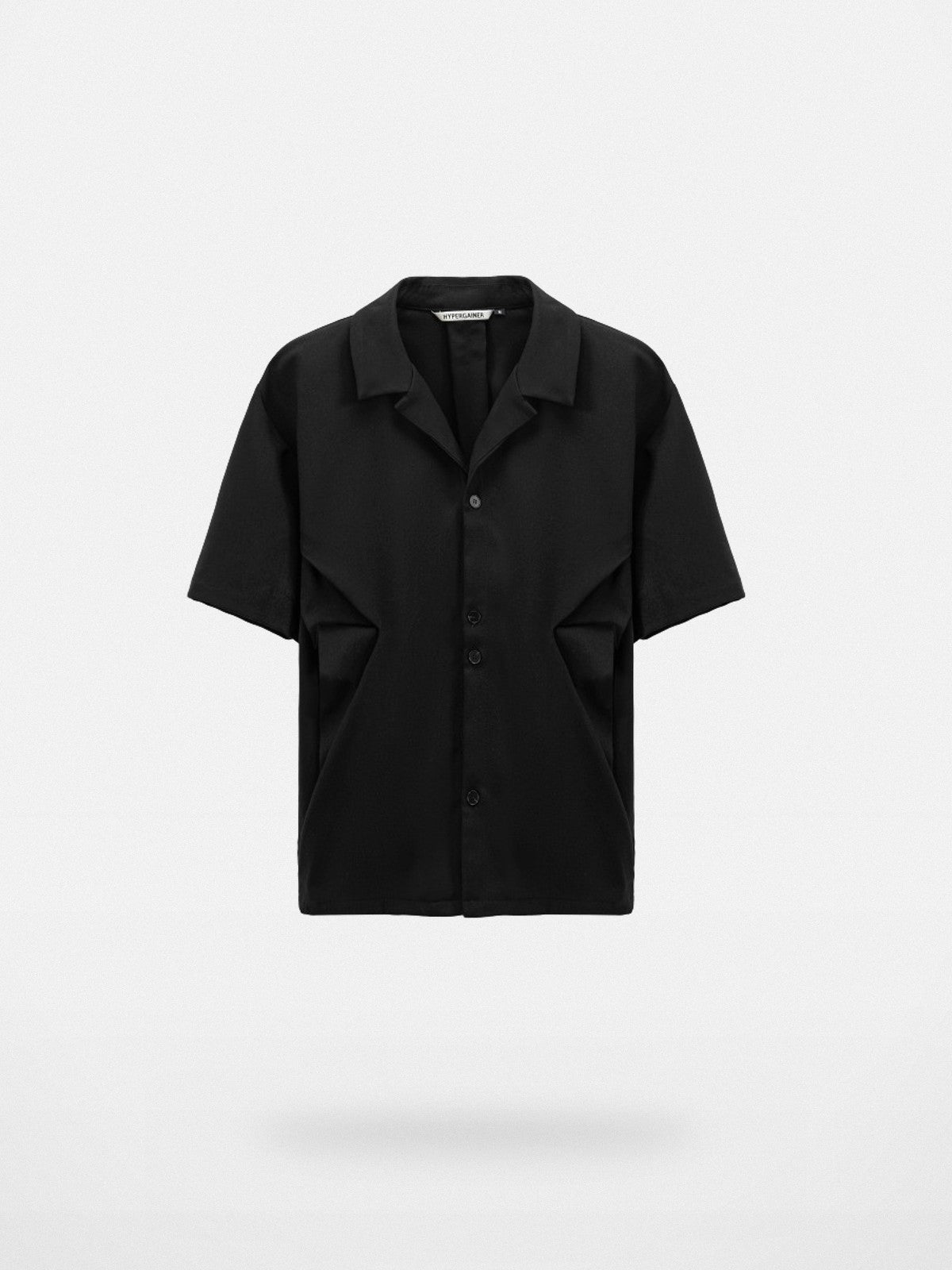 Y OFFICIAL Structural Cut Heavyweight Shirt in Black