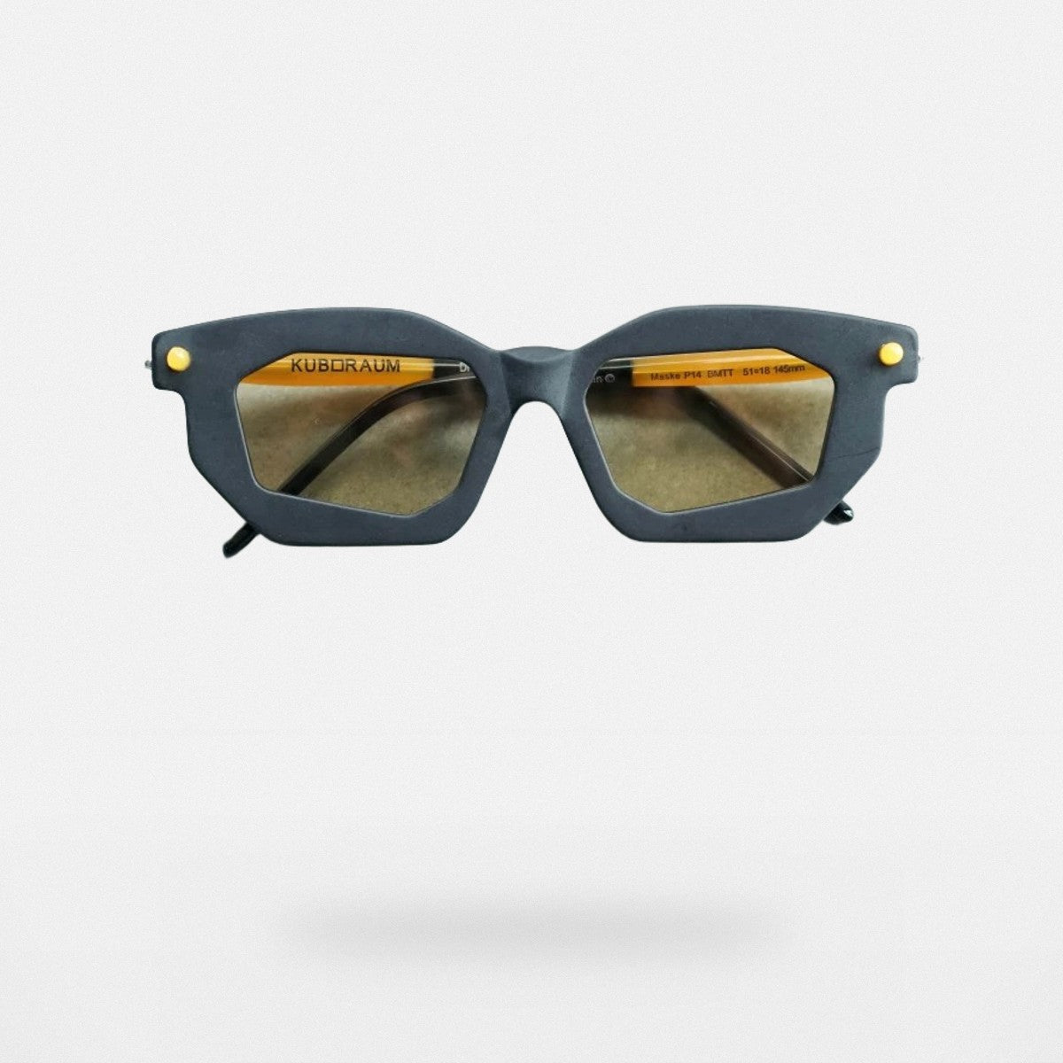 FUTURE UPDATE Geometric Acetate Sunglasses in Gray