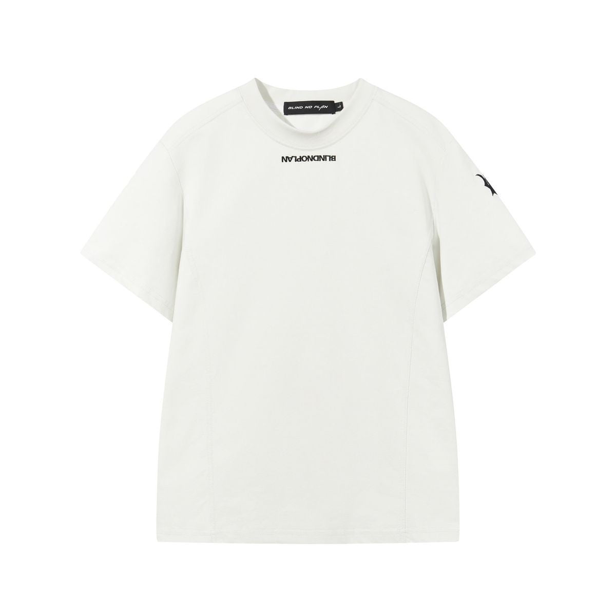 BLINDNOPLAN Embroidered Logo Cooling Tee in White