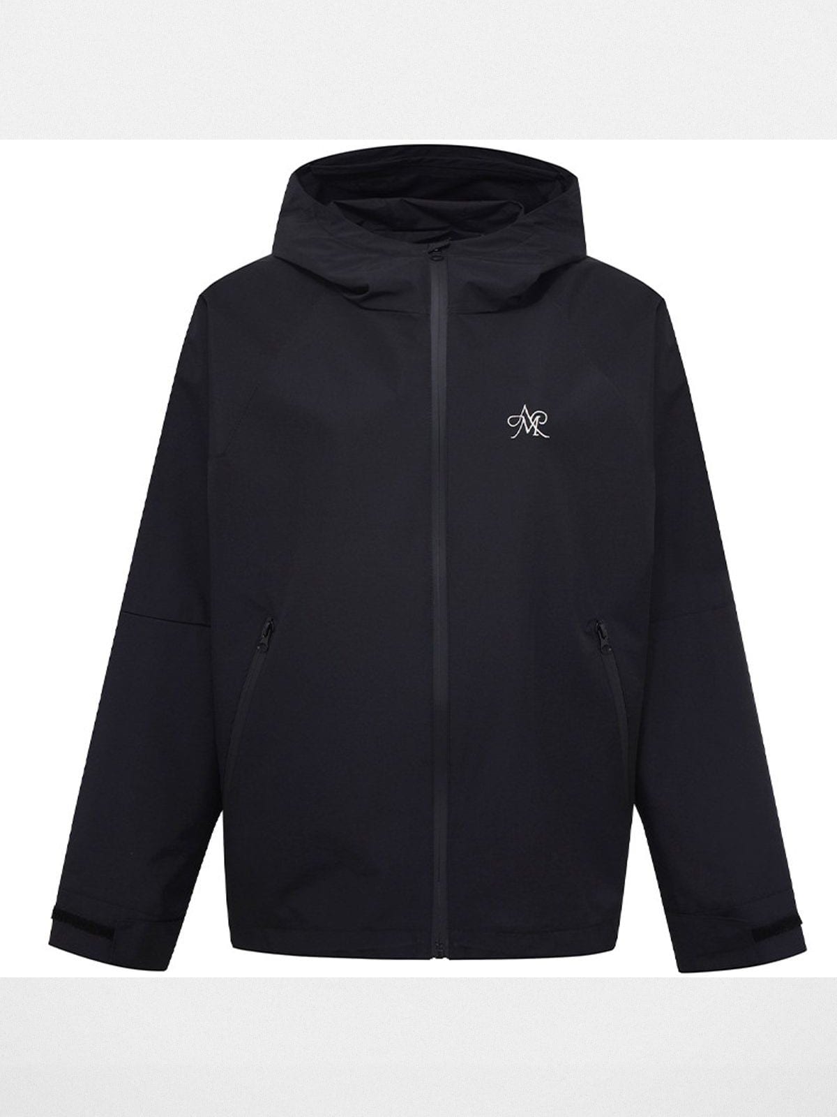 Ariseism Weather Resistant Hooded Jacket in Black