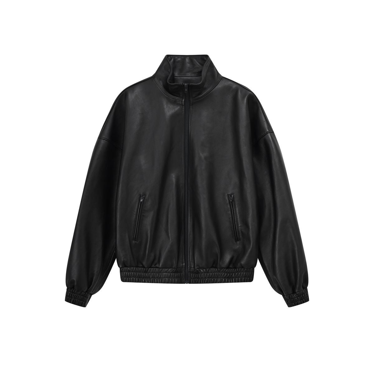 Roolrren Homme Vegetable Tanned Sheepskin Jacket in Black