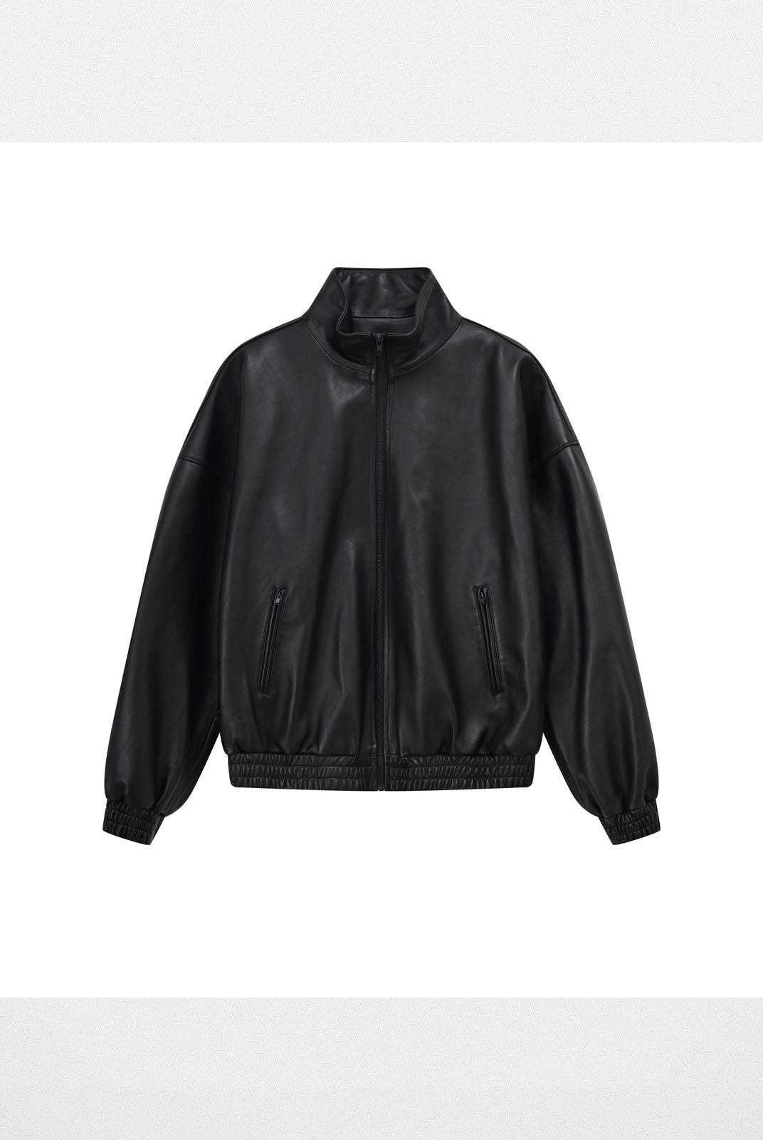 Roolrren Homme Vegetable Tanned Sheepskin Jacket in Black