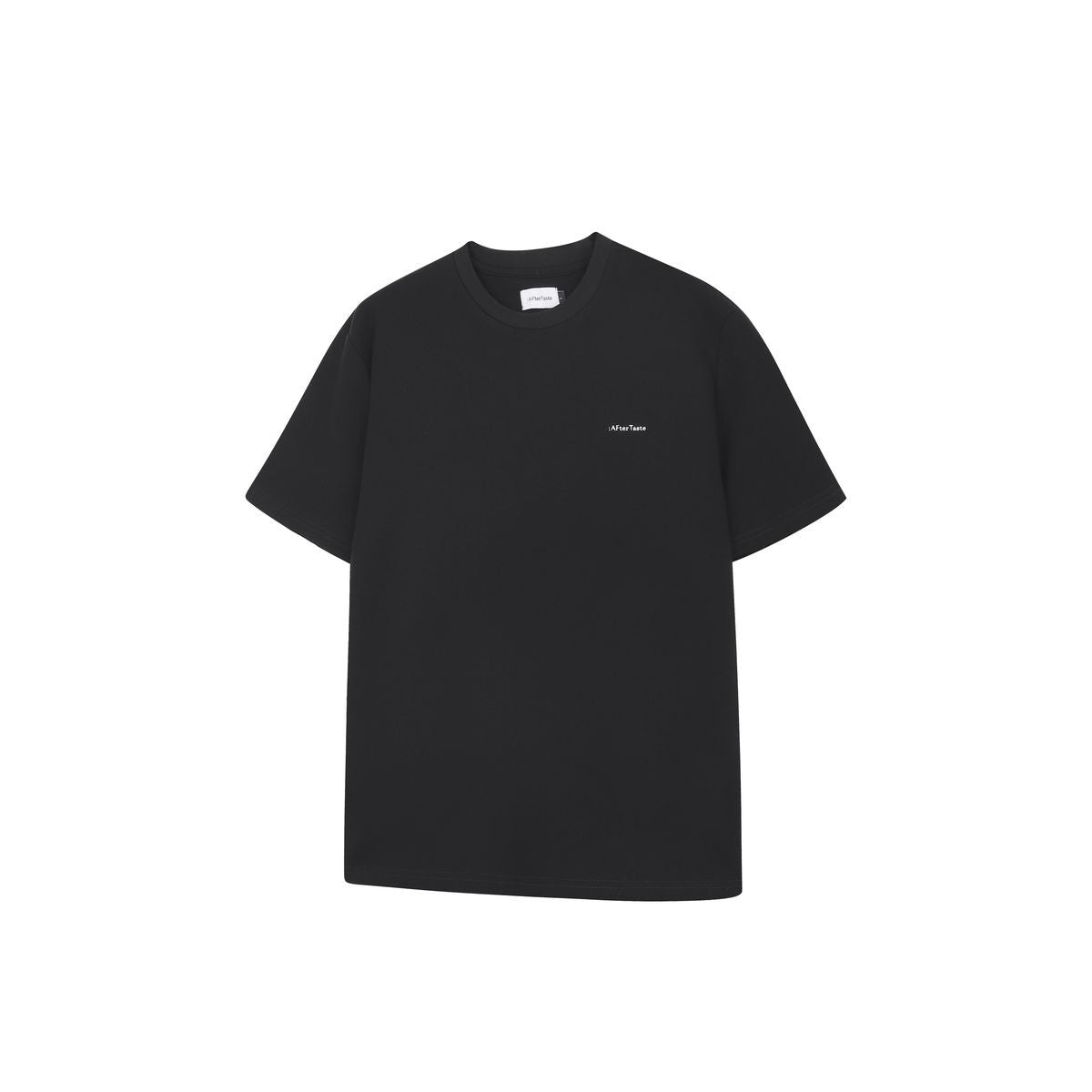 AFterTaste Small Crew Neck T Shirt in Black