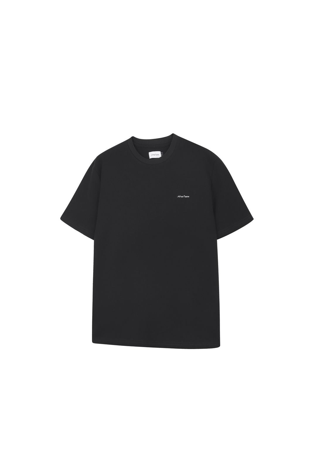 AFterTaste Small Crew Neck T Shirt in Black