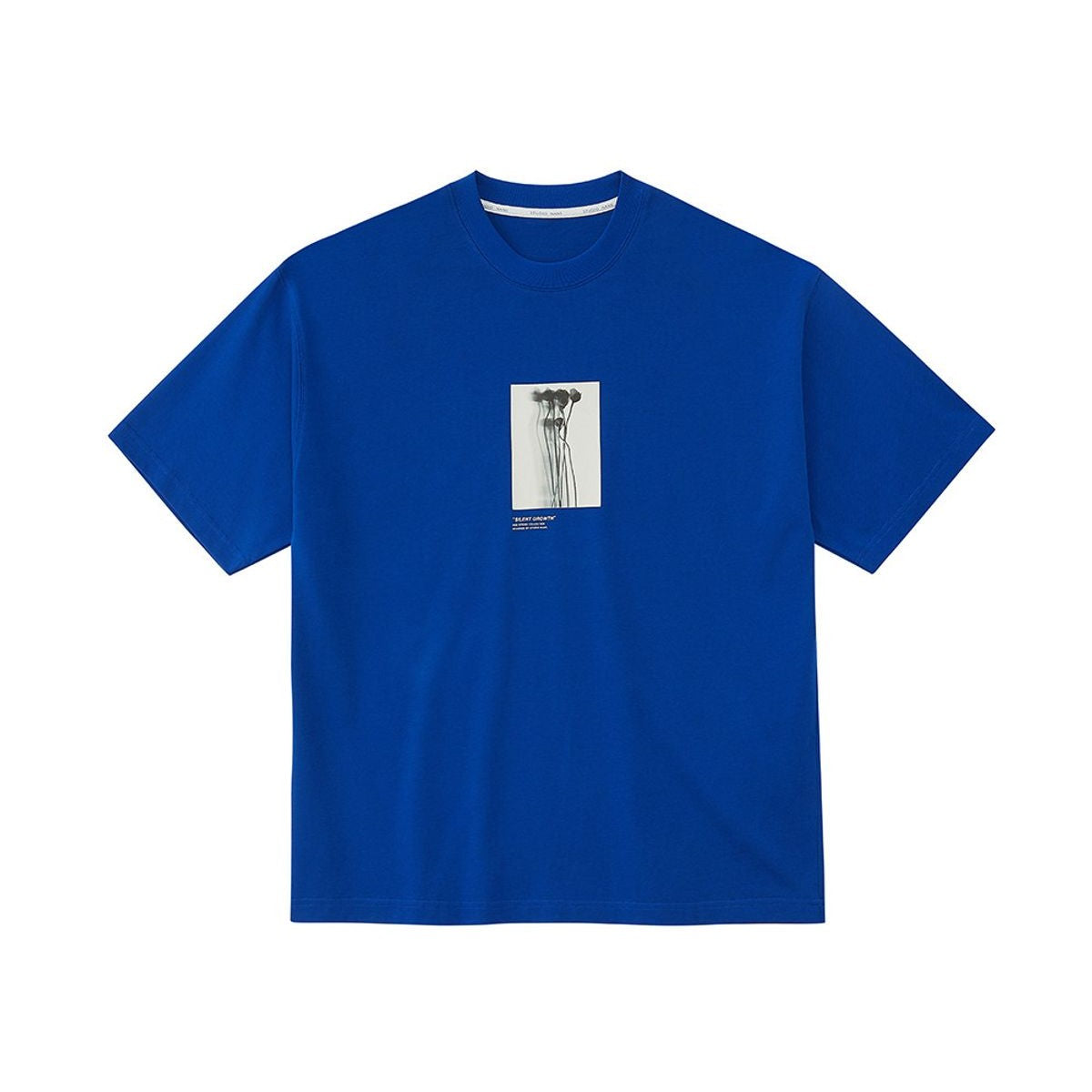 NANS Silent Growth Floral Print T Shirt in Blue