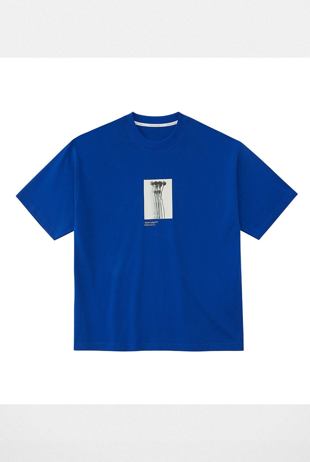 NANS Silent Growth Floral Print T Shirt in Blue