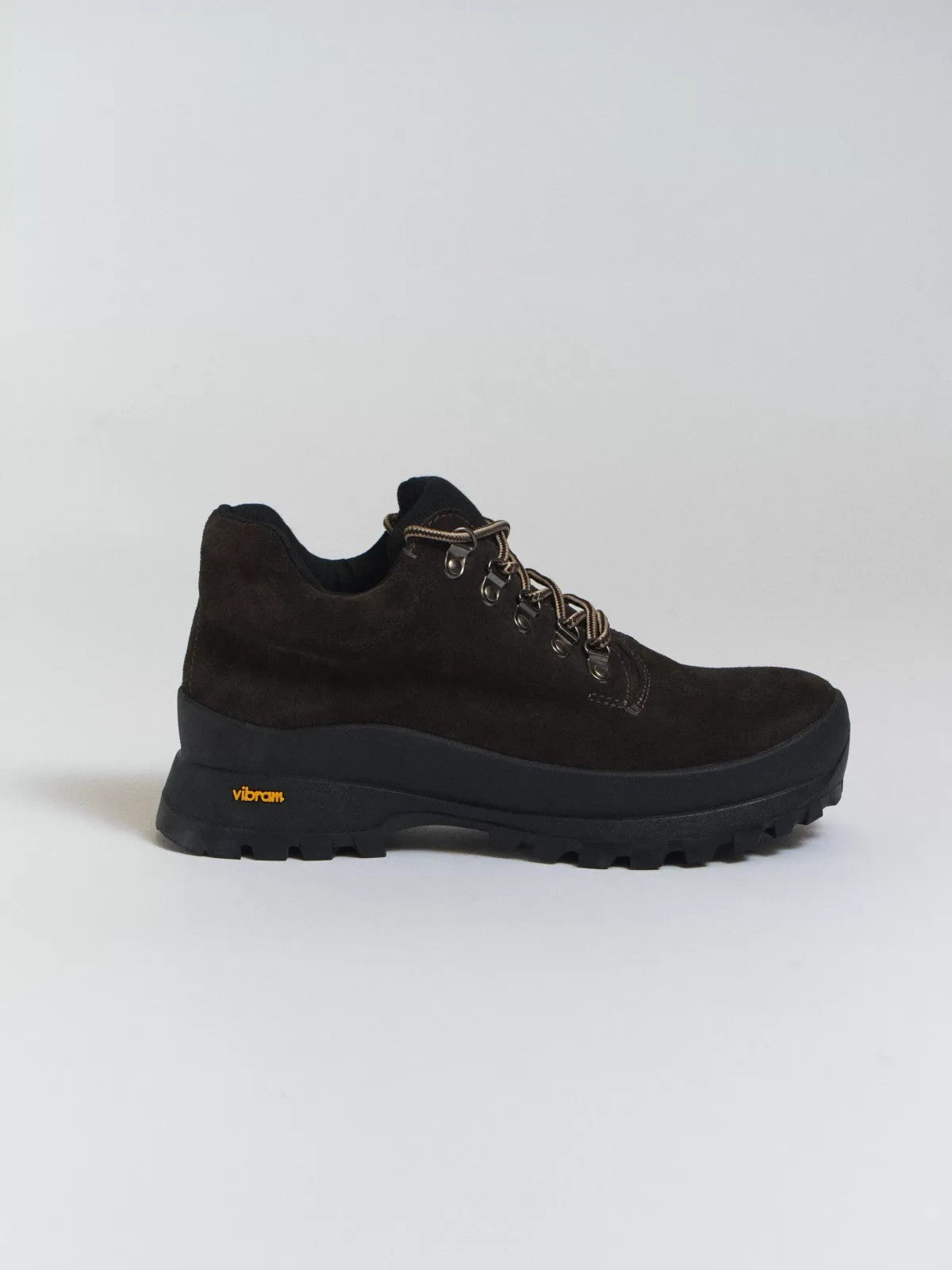 Retro 21 Calf Suede Vibram Hiking Boots in Brown