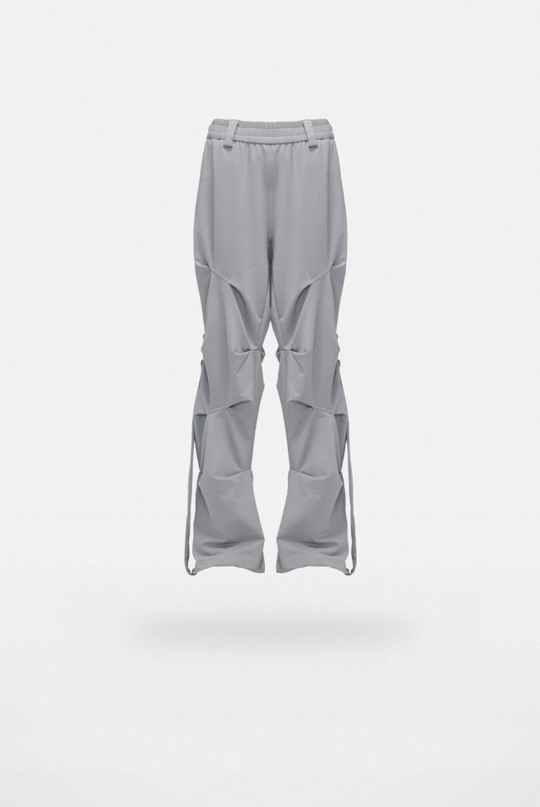 LOSTCTRL Ruched Panel Pants in Gray