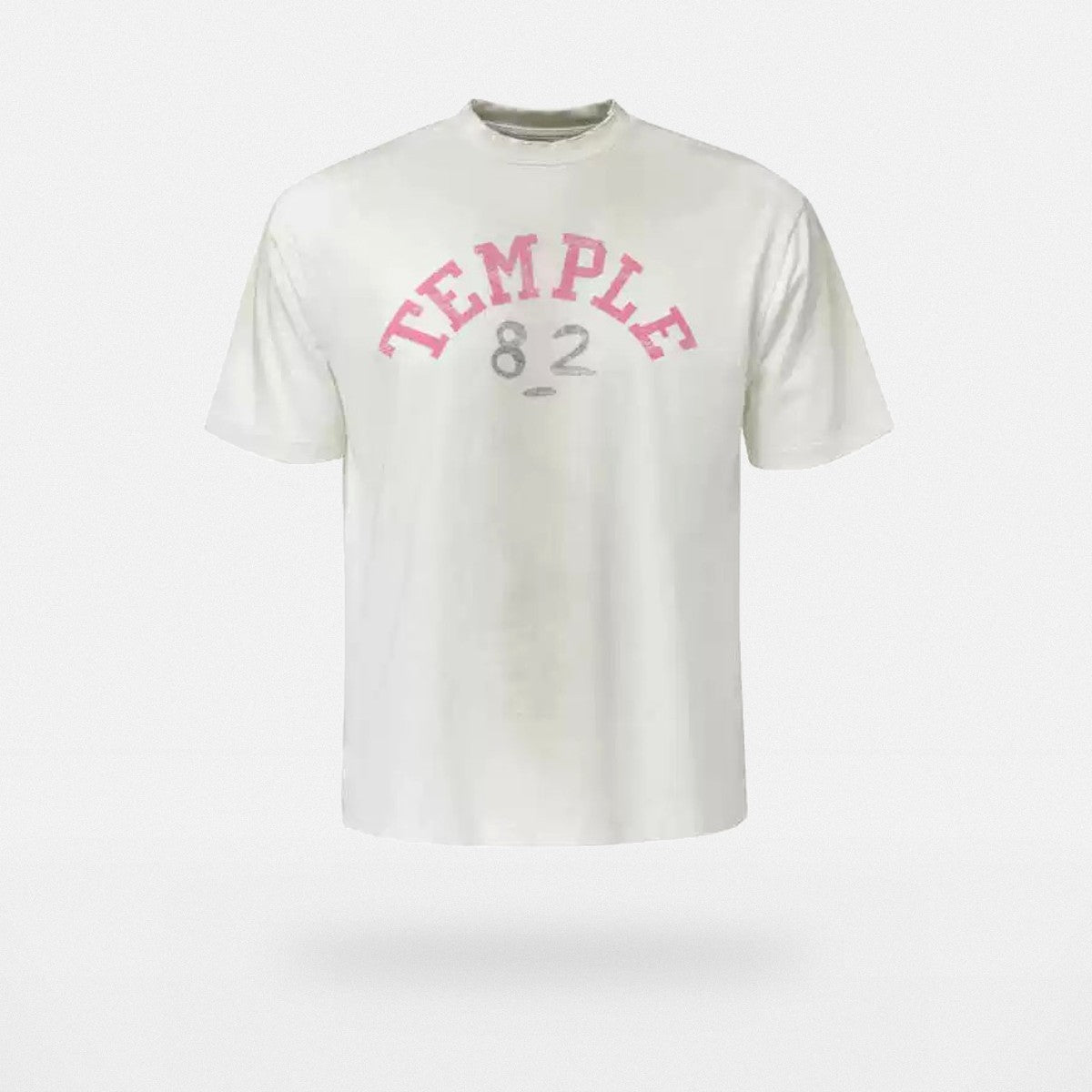 VLABMADE Distressed Dirty Wash T Shirt in White