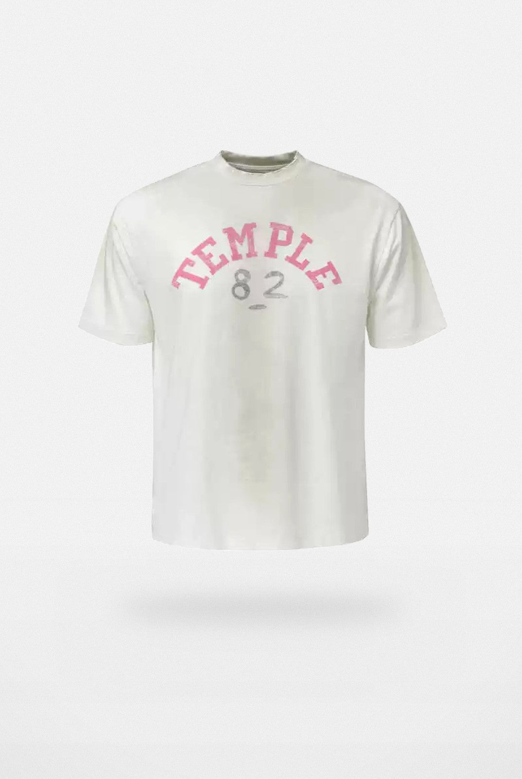 VLABMADE Distressed Dirty Wash T Shirt in White