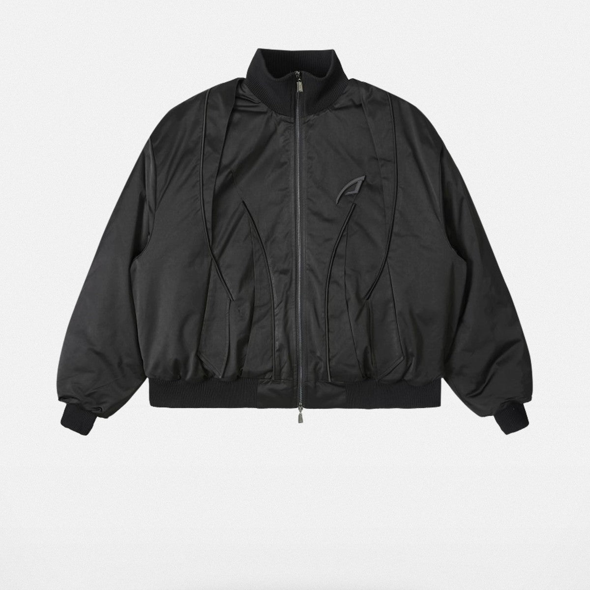 BLINDNOPLAN Segmented Panel MA 1 Bomber in Black