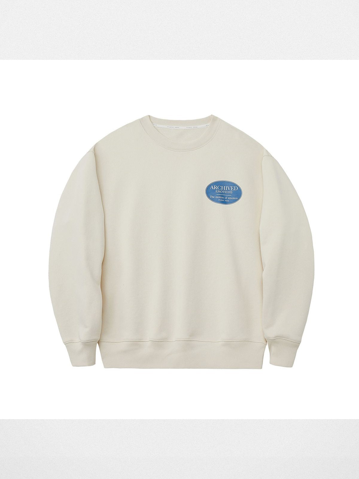 NANS Heavyweight Cotton Terry Crewneck in Cream