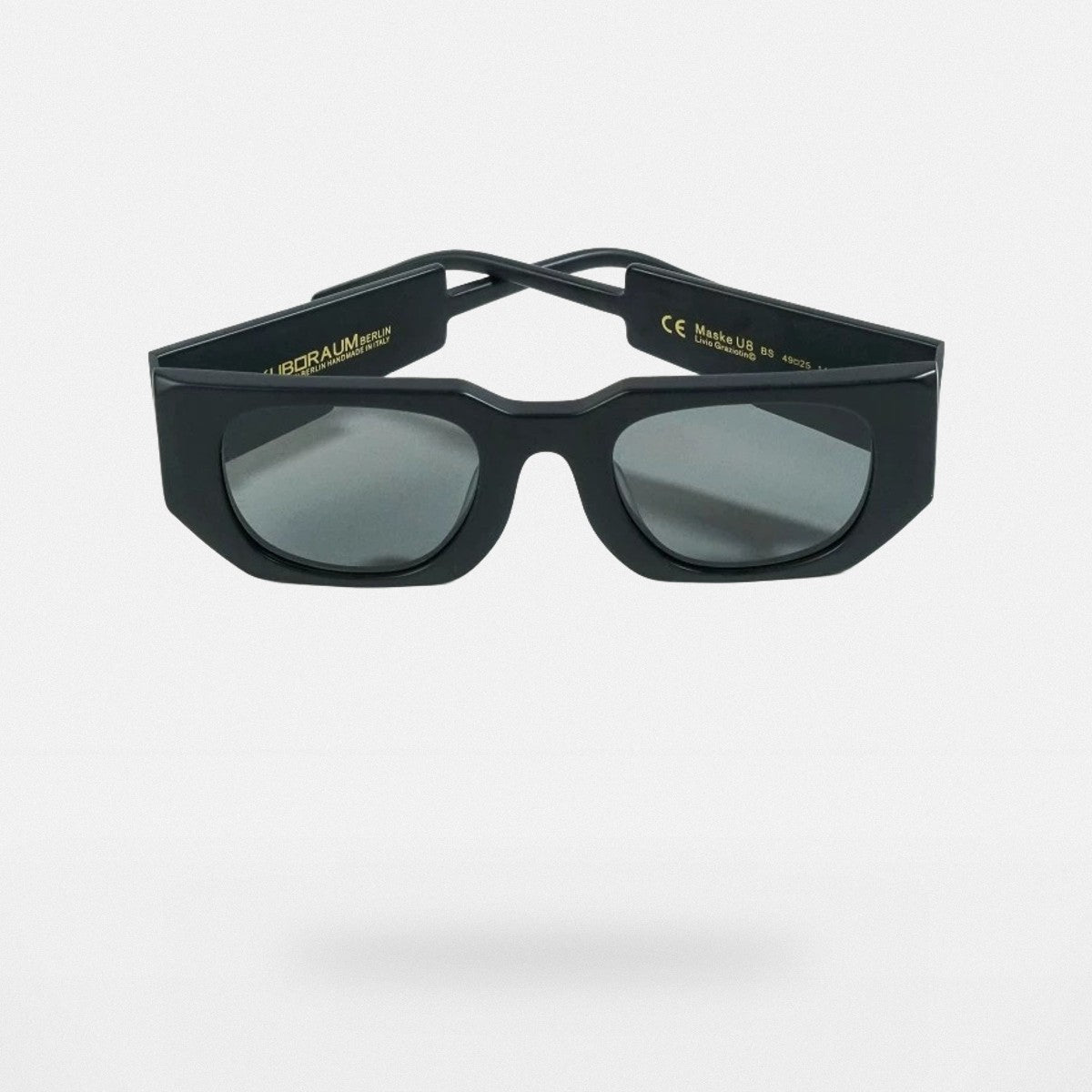 FUTURE UPDATE Avant Garde Rectangular Sunglasses in Black