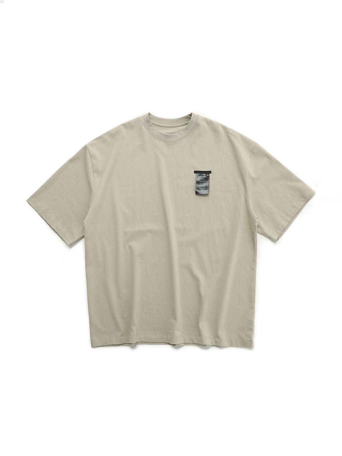 MasonPrince Heavy Wash Cotton T Shirt in Beige