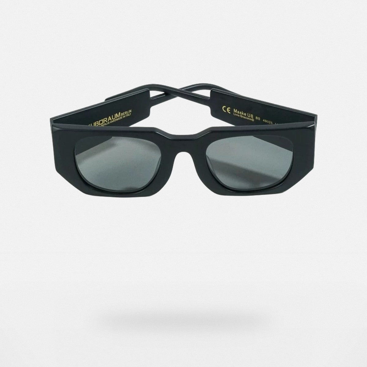 FUTURE UPDATE Chunky Rectangular Sunglasses in Black