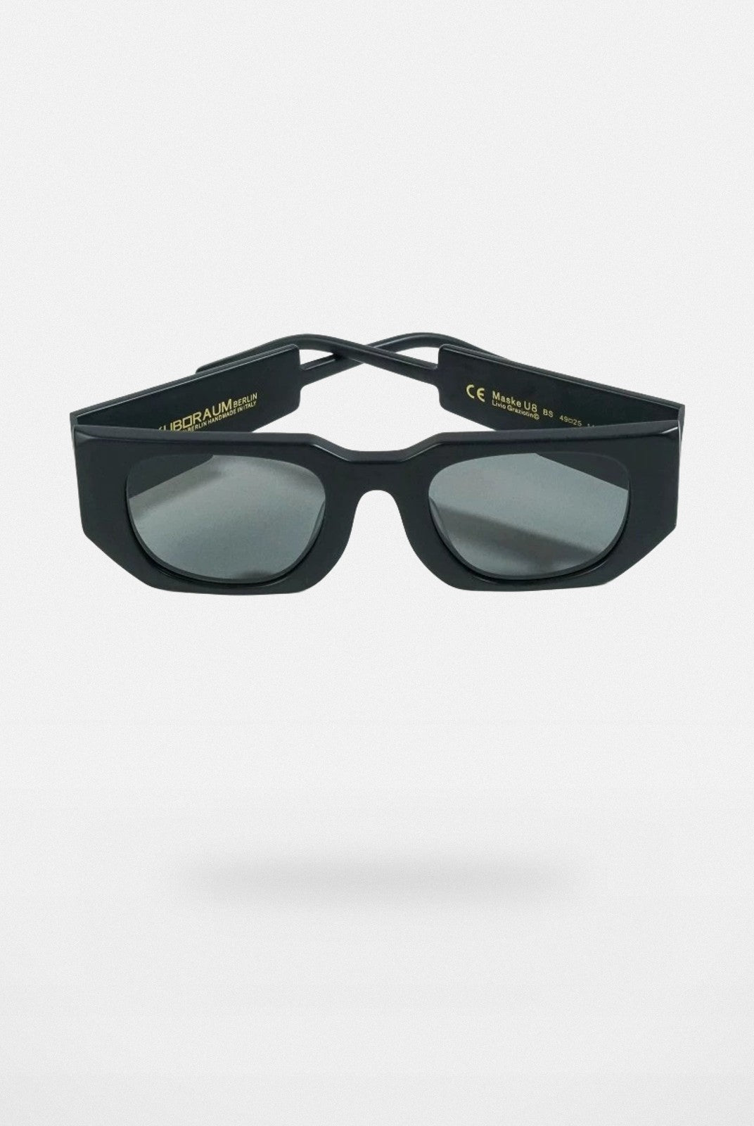 FUTURE UPDATE Chunky Rectangular Sunglasses in Black