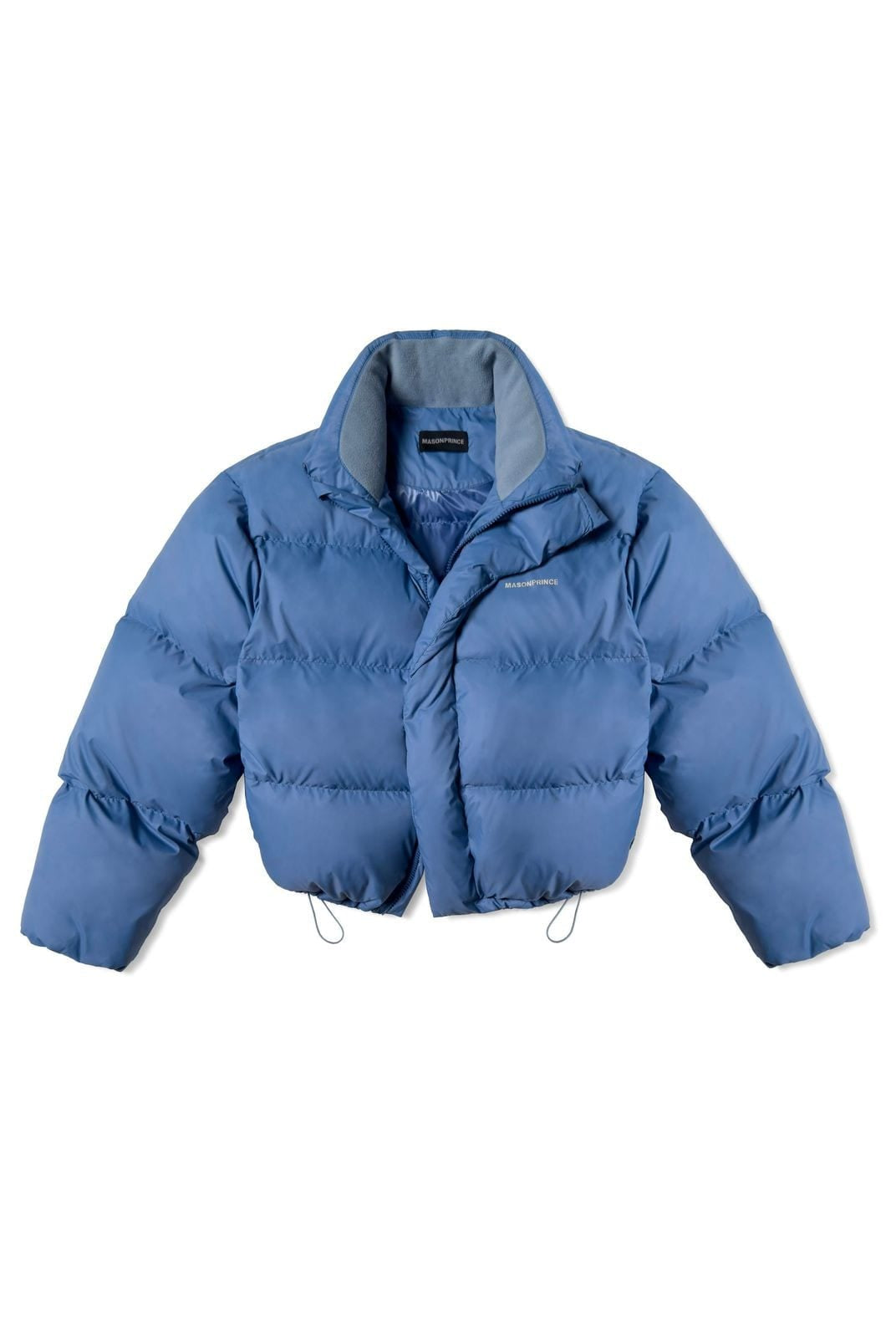 MasonPrince Cropped 90 Down Puffer in Blue
