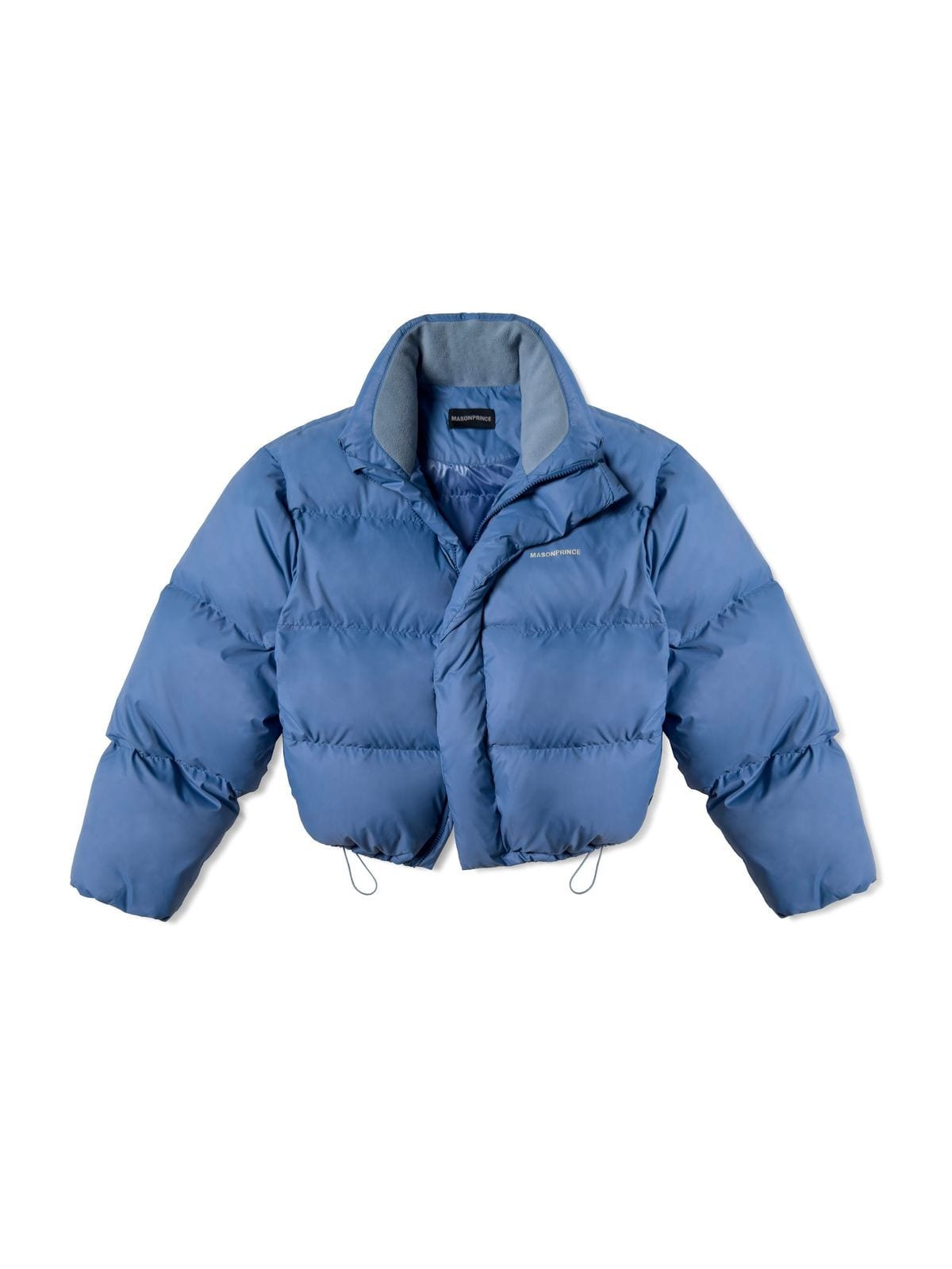 MasonPrince Cropped 90 Down Puffer in Blue