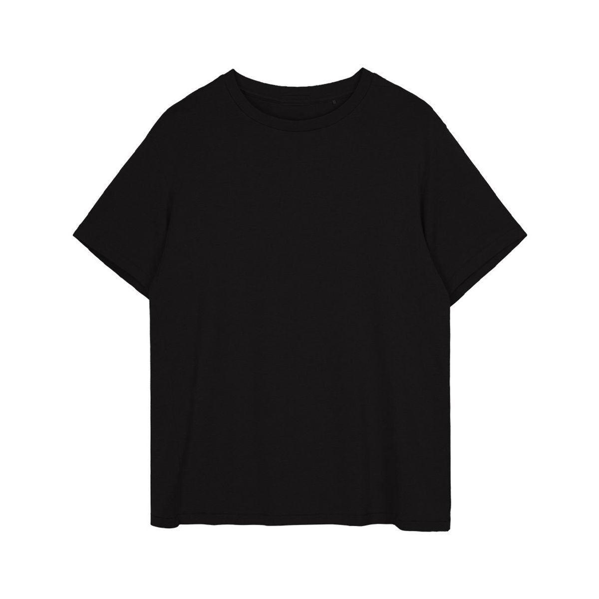 Simple Project Merino Wool Blend Crew T Shirt in Black